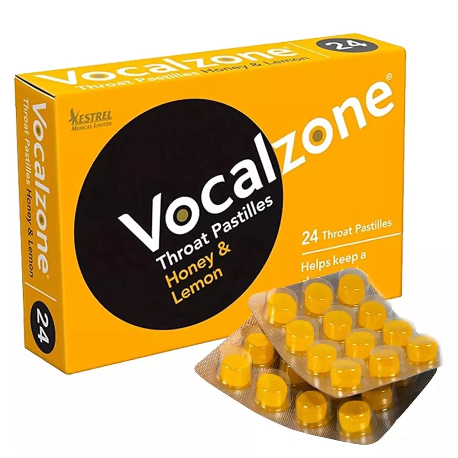 Vocalzone 3 Flavour Sore Throat Relief Pastilles