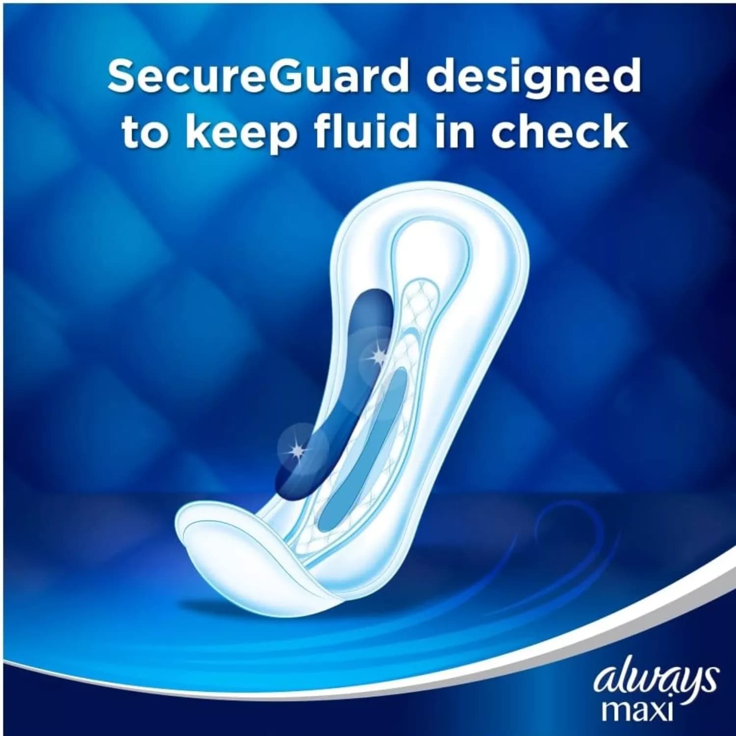 Always Sanitary Towels Maxi Night 9 Pads per pack