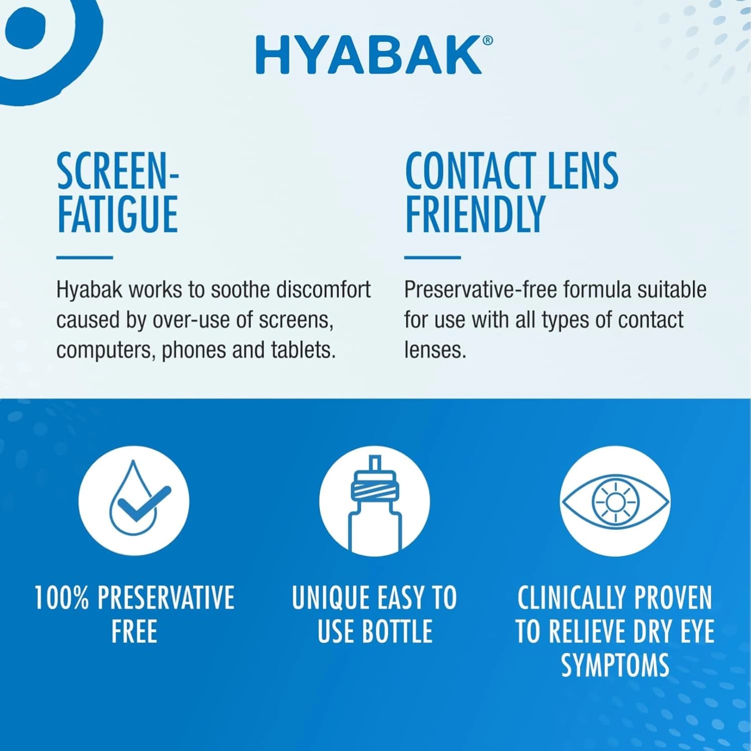 Hyabak Eye Drops Hypotonic for Dry Eyes 10ml