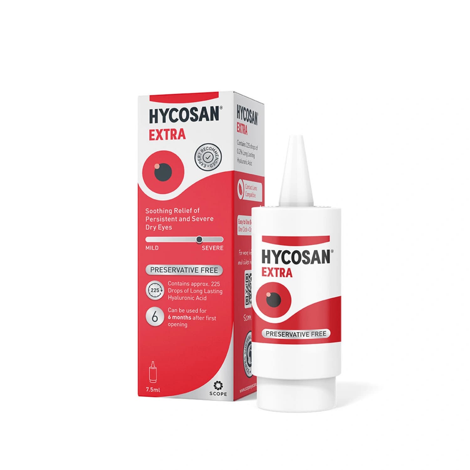 Hycosan Extra Preservative Free Eye Drops 7.5ml