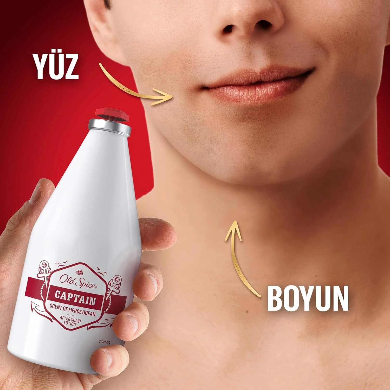 Old Spice Captain After Shave Lotion for Men 100ml