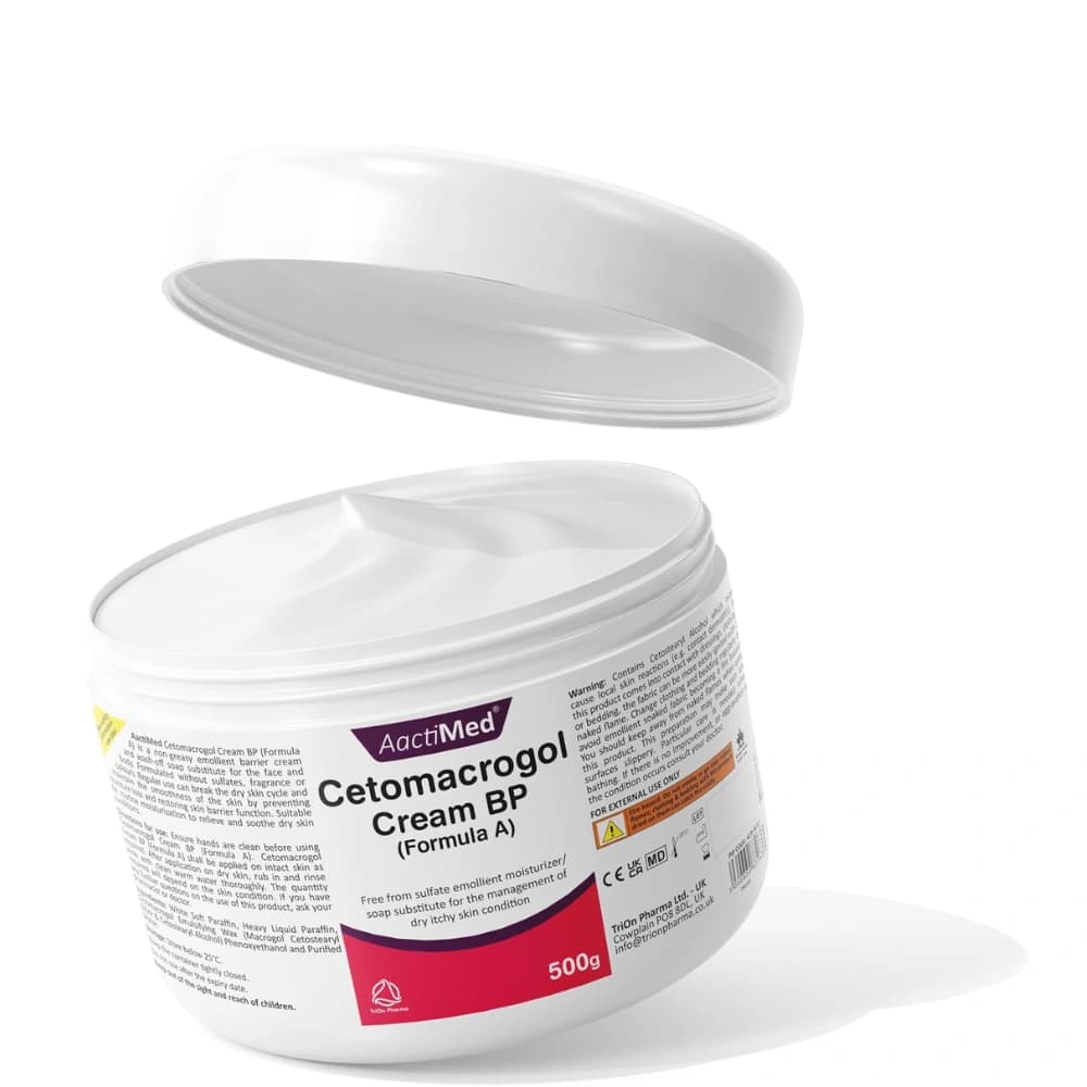 Aactimed Cetomacrogol Cream Formula A 500g