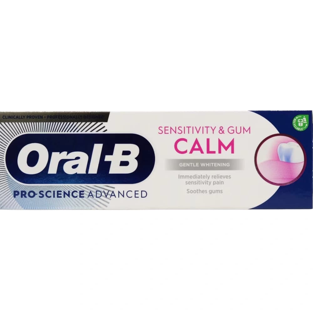Oral-B Sensitivity & Gum Calm Gentle Whitening Toothpaste 75ml
