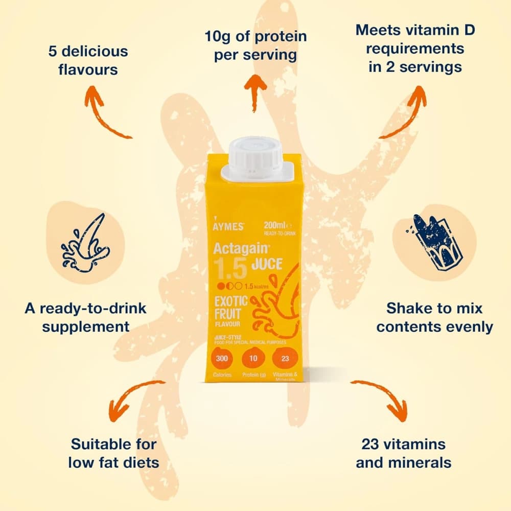 Actagain 1.5 Juce Exotic Fruit 200ml