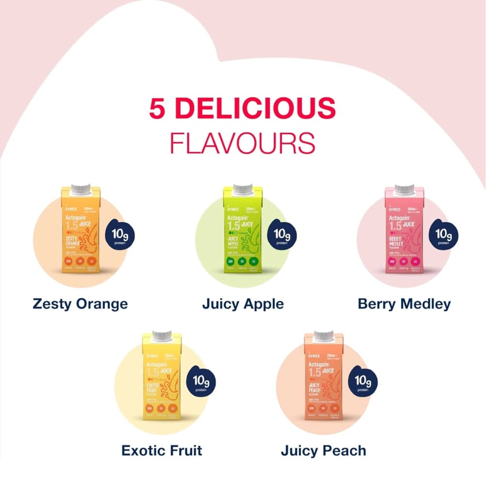 Aymes Actagain 1.5 Juce Berry Medley 200ml - Pack of 6