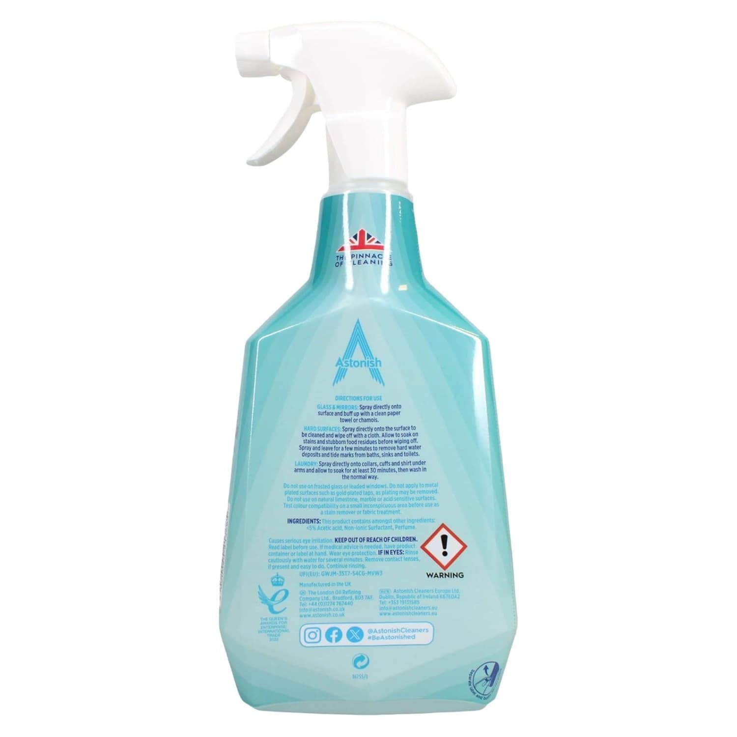 Astonish Trigger White Vnegar Citrus Spy 750ml