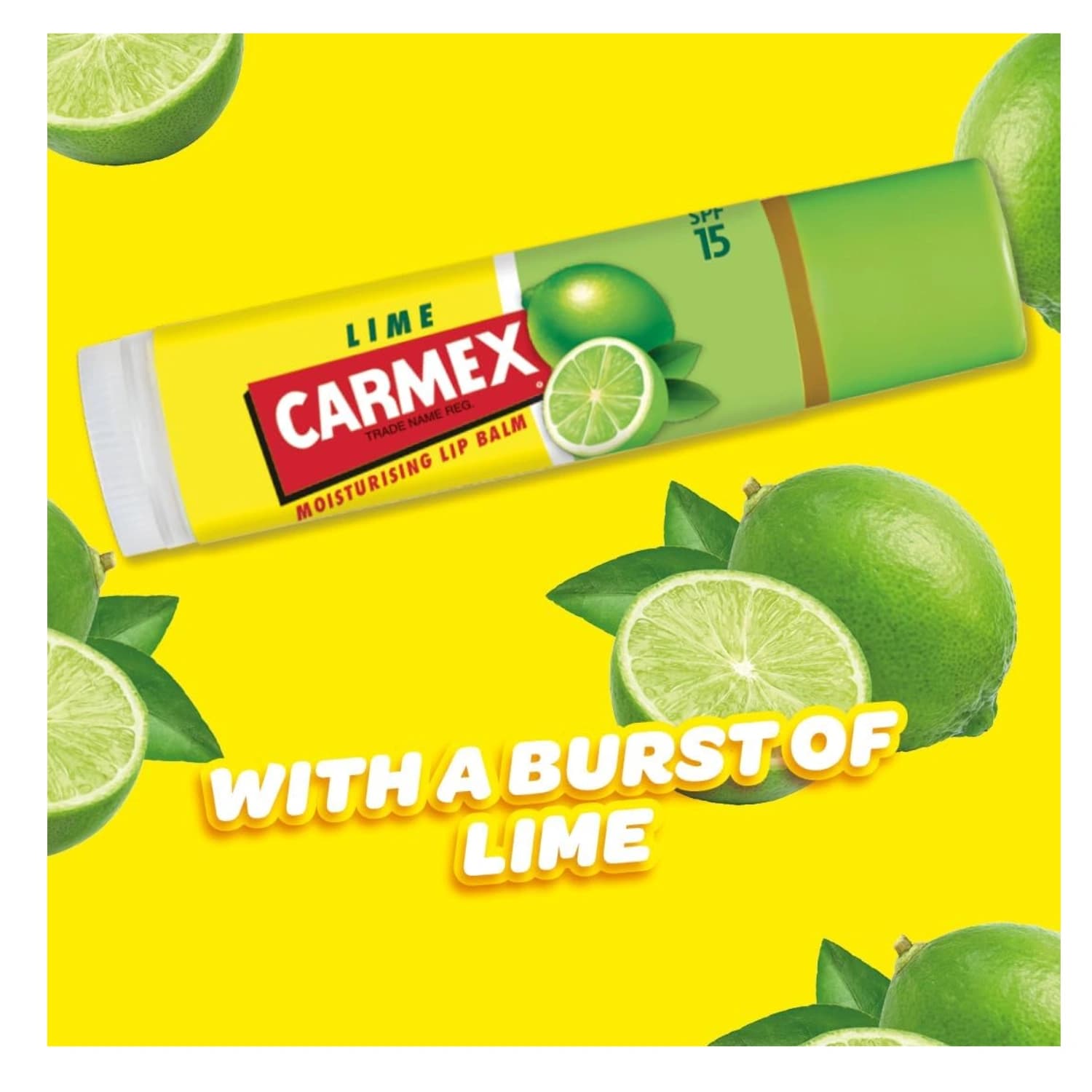 Carmex Lime Lip Balm Stick Spf15 4.25 G