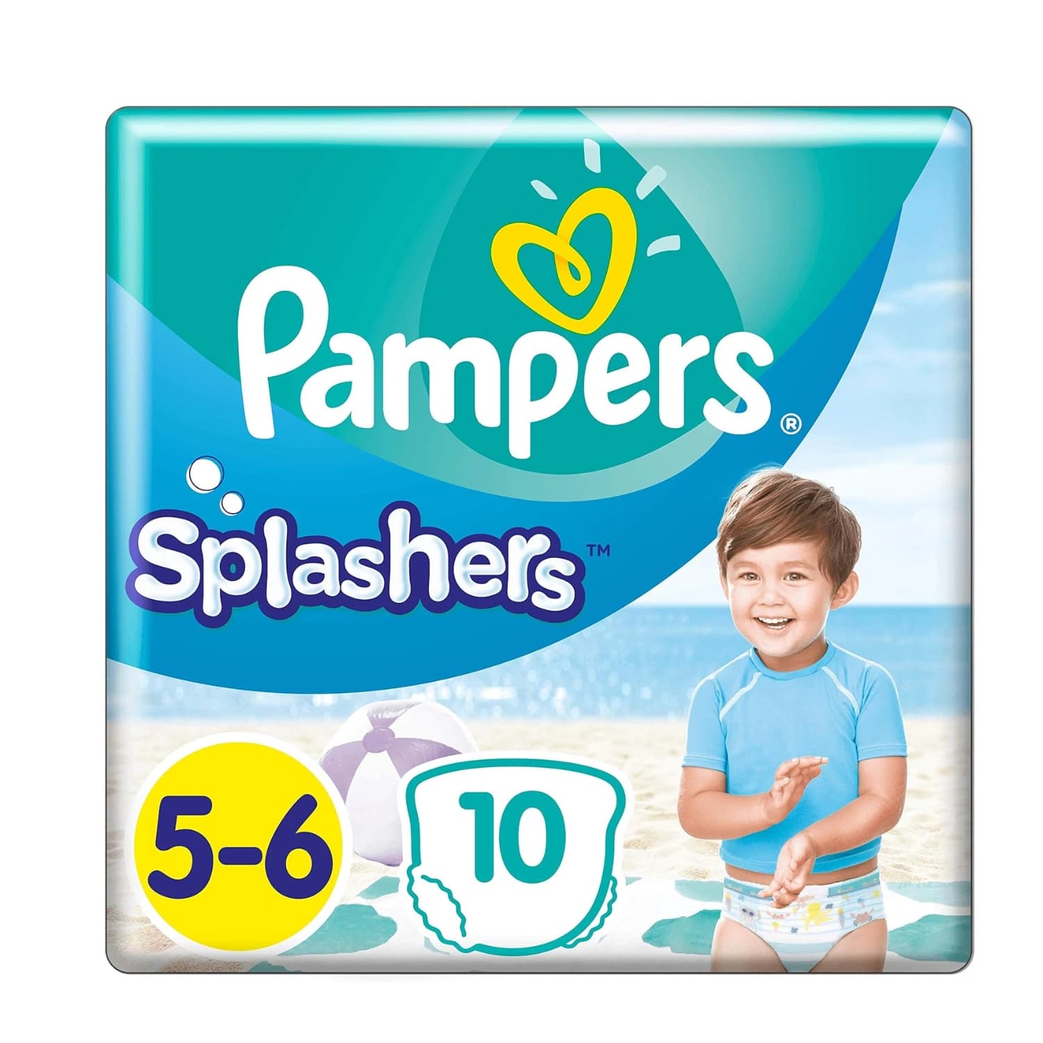 Pampers Size 5 Splashers Swim Pants 10 Count