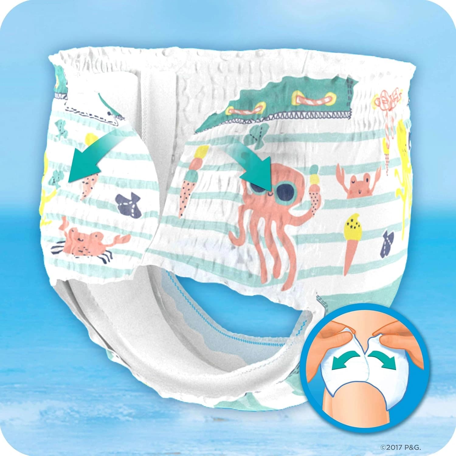 Pampers Size 5 Splashers Swim Pants 10 Count