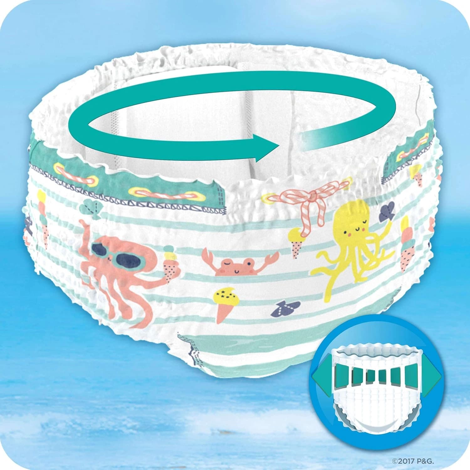 Pampers Size 5 Splashers Swim Pants 10 Count