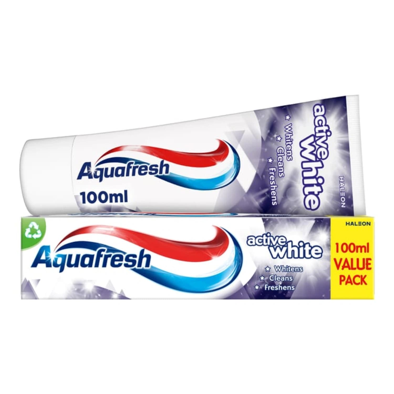 Aquafresh Active Whitening Toothpaste 100ml - Pack of 6