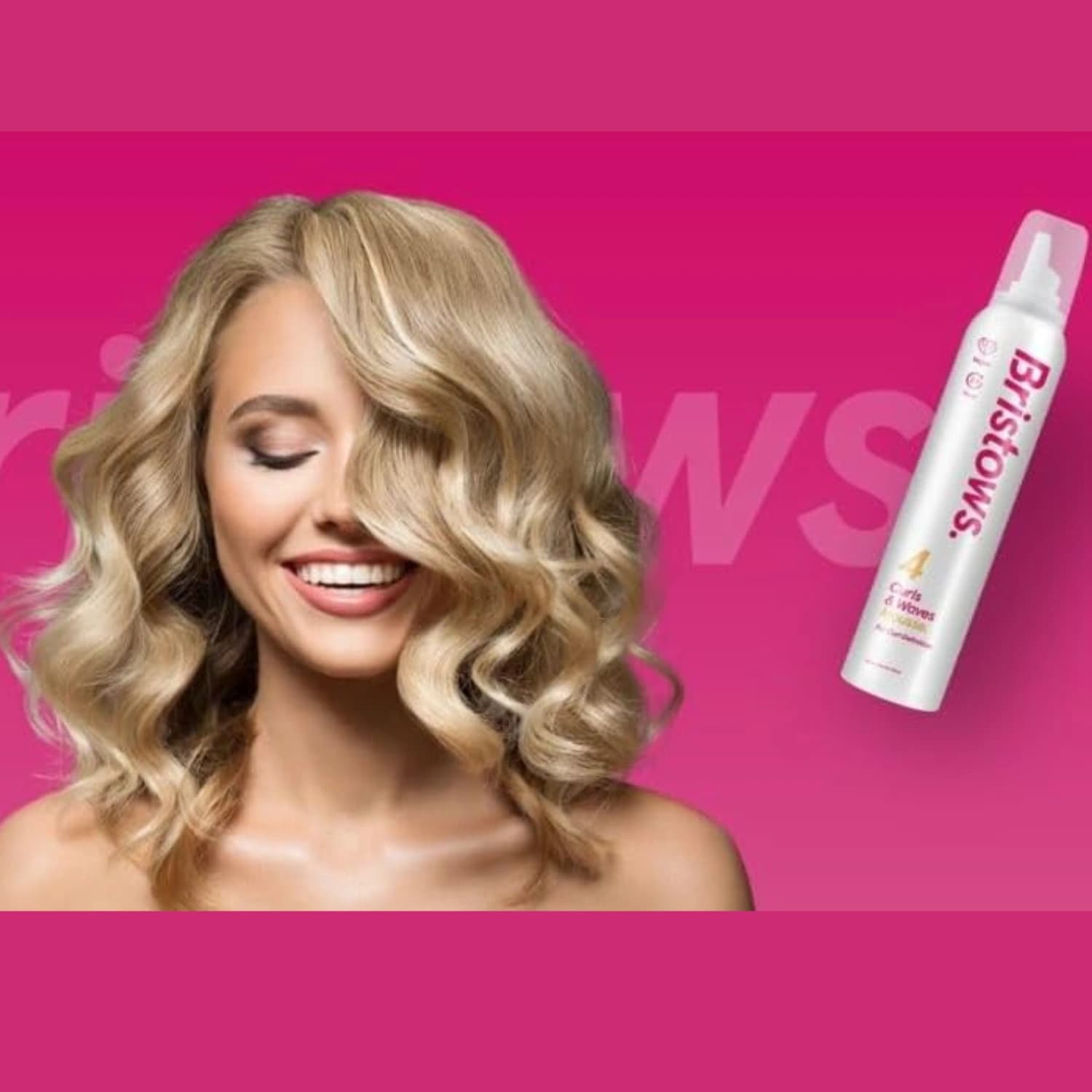 Bristows Curls & Waves Hair Mousse 200ml
