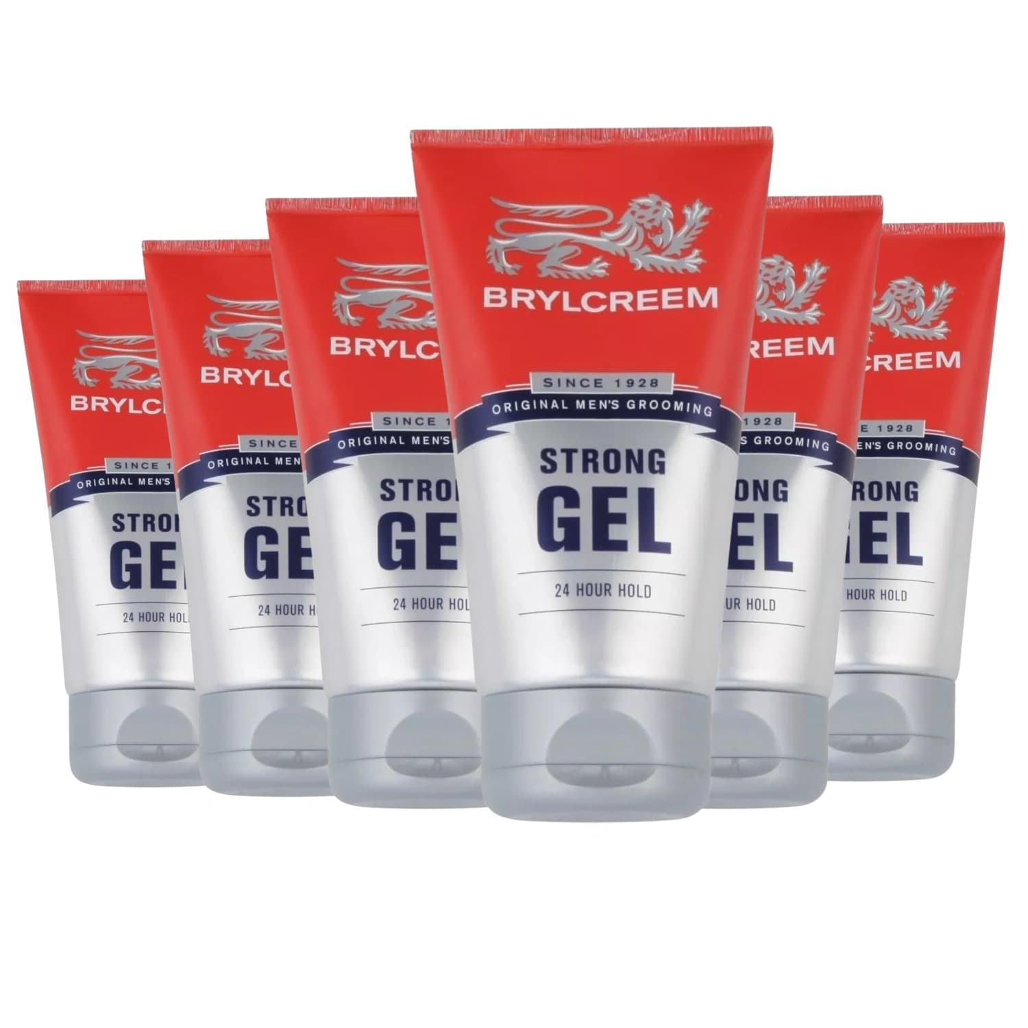 Brylcreem Strong 24 Hour Hold Gel 150ml - Pack of 6