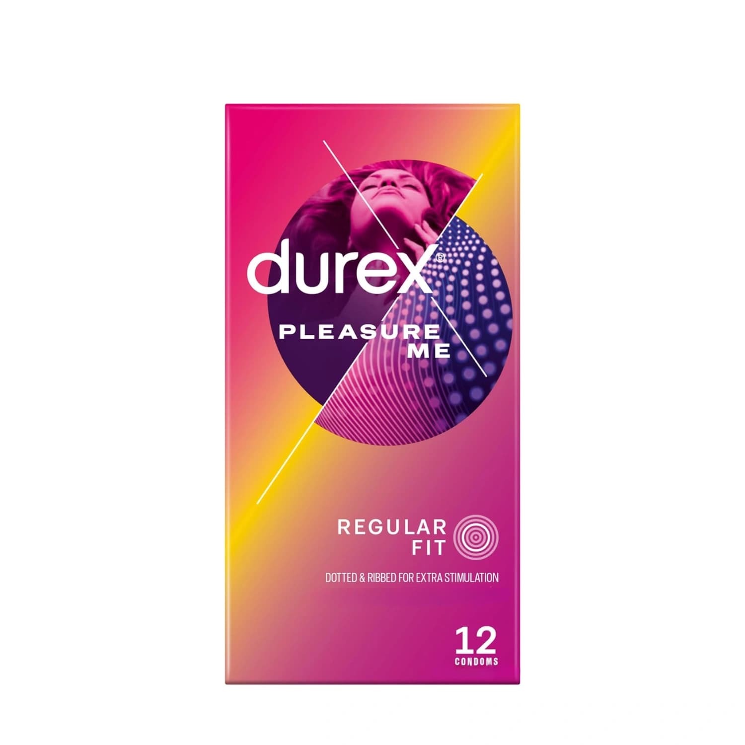 Durex Pleasure Me Ribbed and Dotted Condoms 12 Count