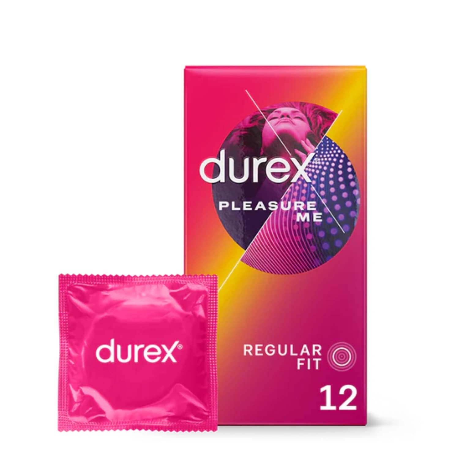 Durex Pleasure Me Ribbed and Dotted Condoms 12 Count