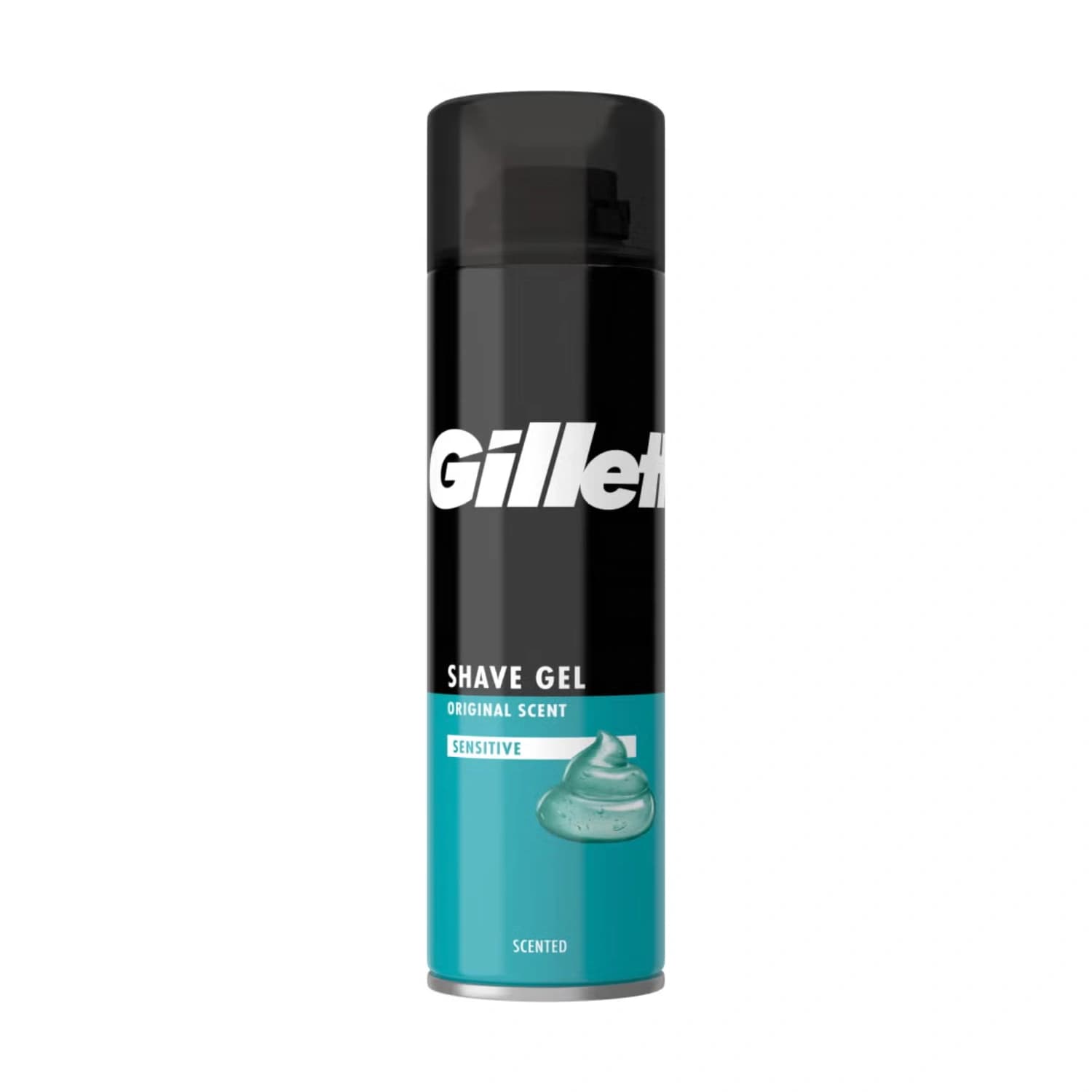 3x Gillette Shave Gel Sensitive Original Scent, 200ml