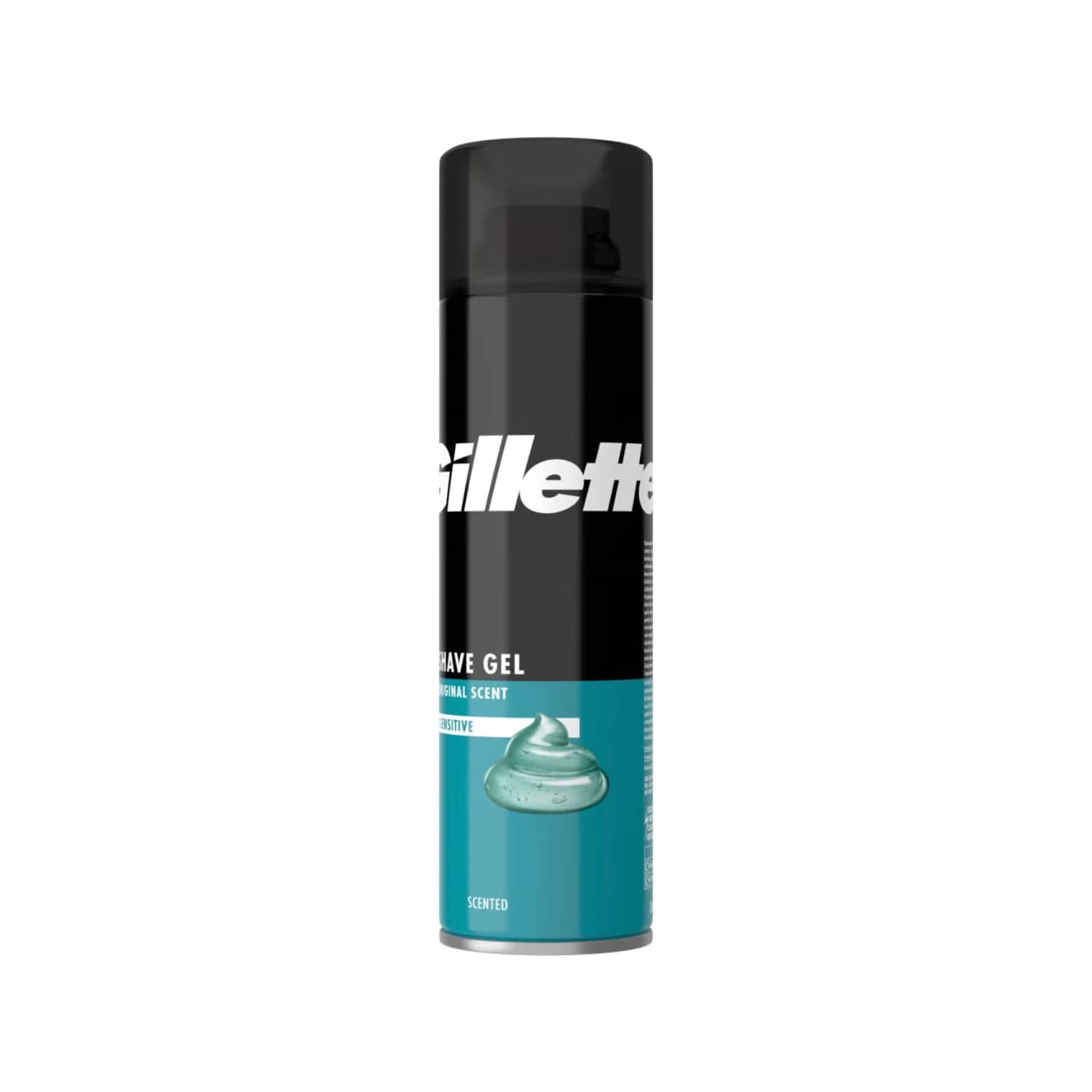3x Gillette Shave Gel Sensitive Original Scent, 200ml