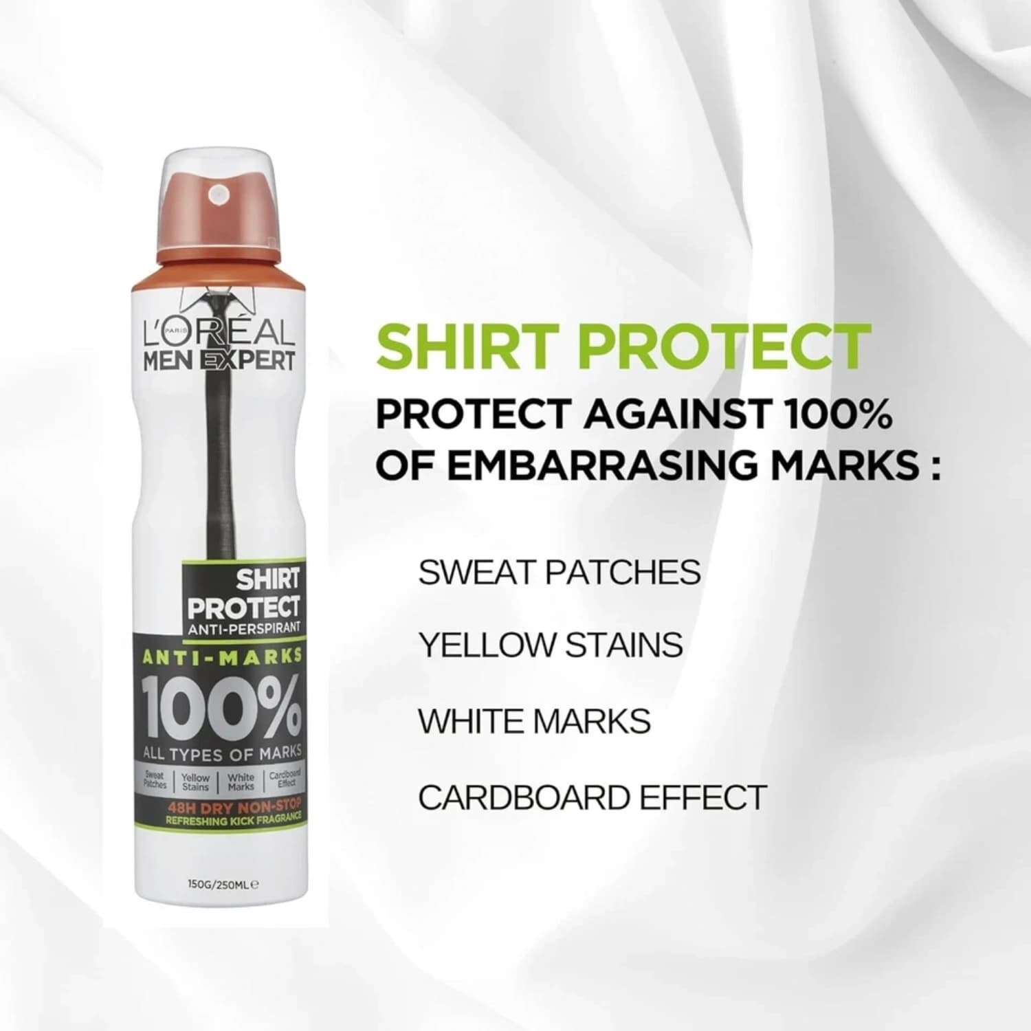 L'Oreal Men Expert Shirt Protect 48H Anti-Perspirant Deodorant 250ml