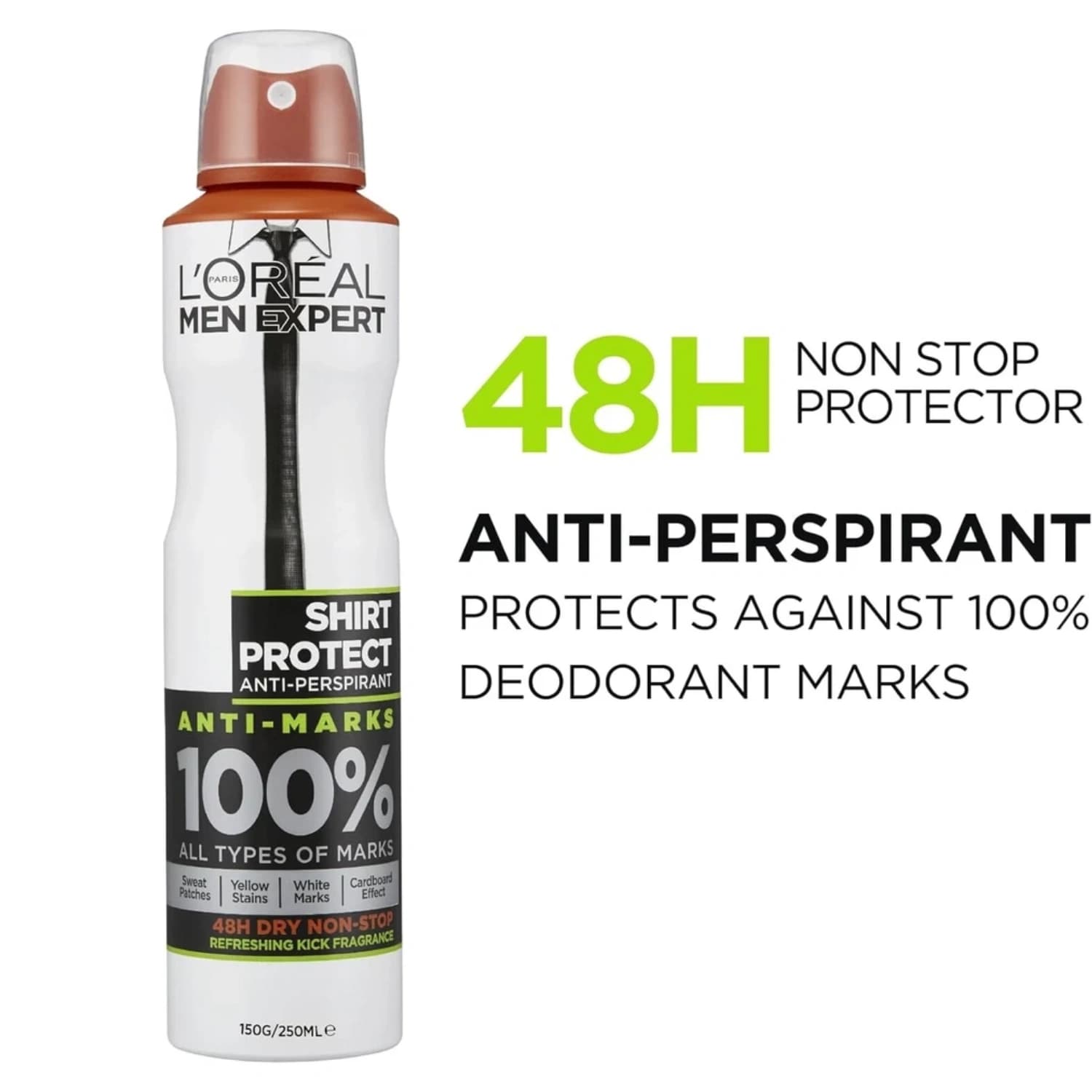 L'Oreal Men Expert Shirt Protect 48H Anti-Perspirant Deodorant 250ml