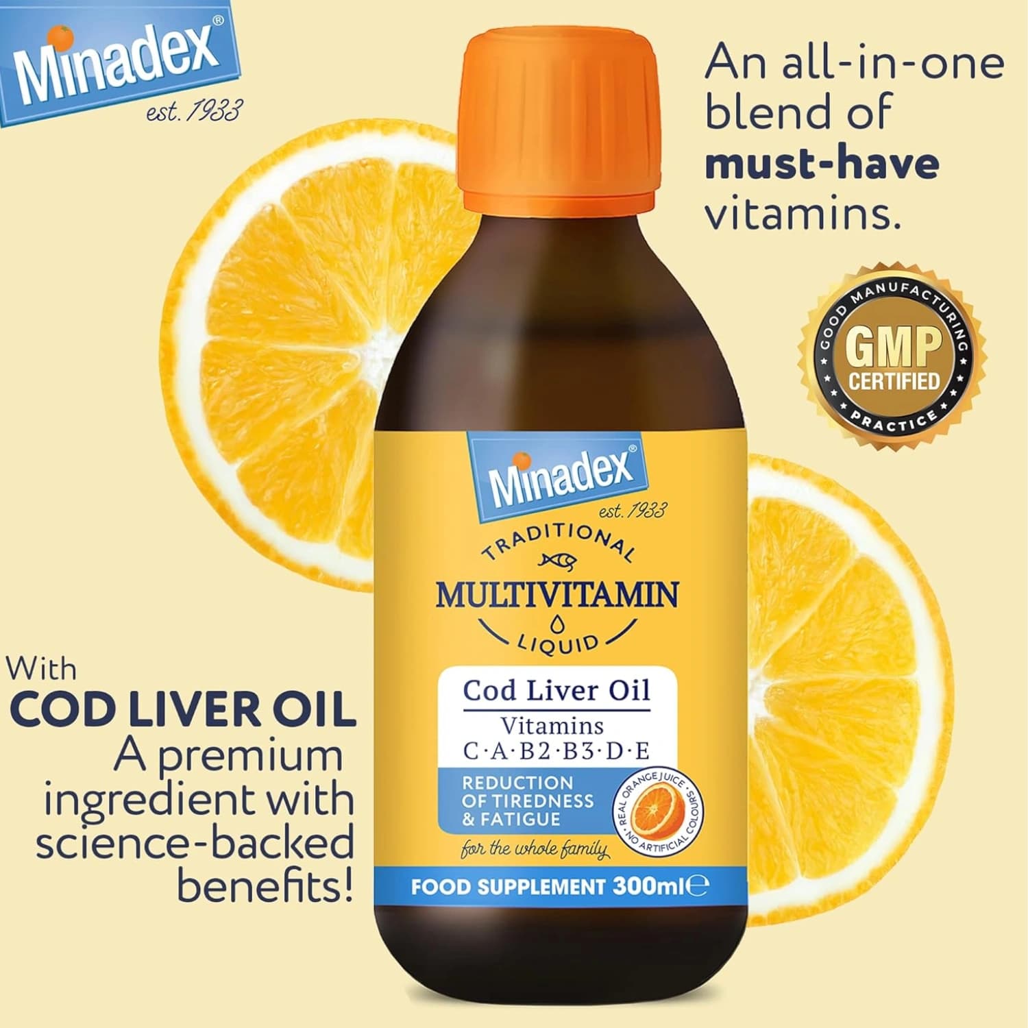 Minadex Multivitamin Liquid 300ml