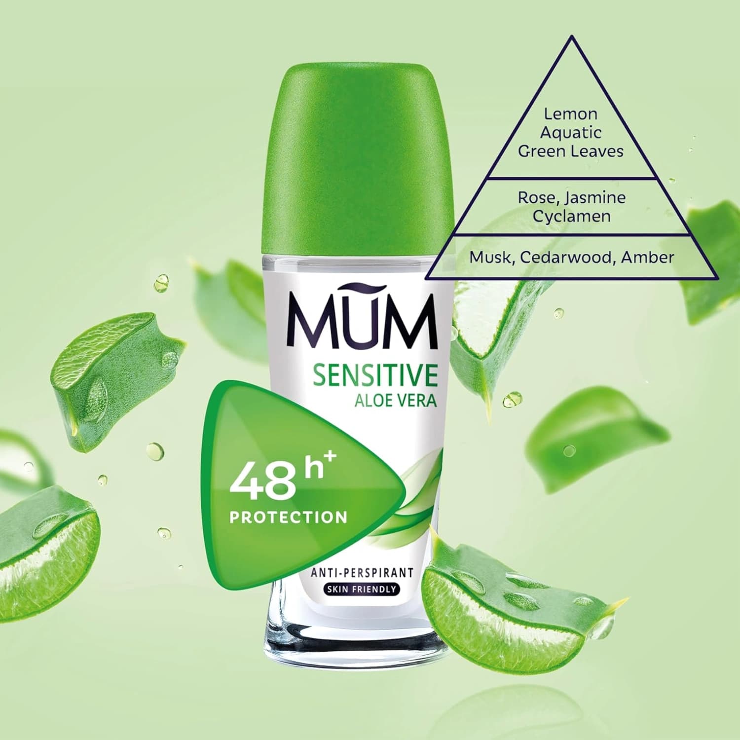 Mum Sensitive Aloe Vera Roll On Deodorant 50ml