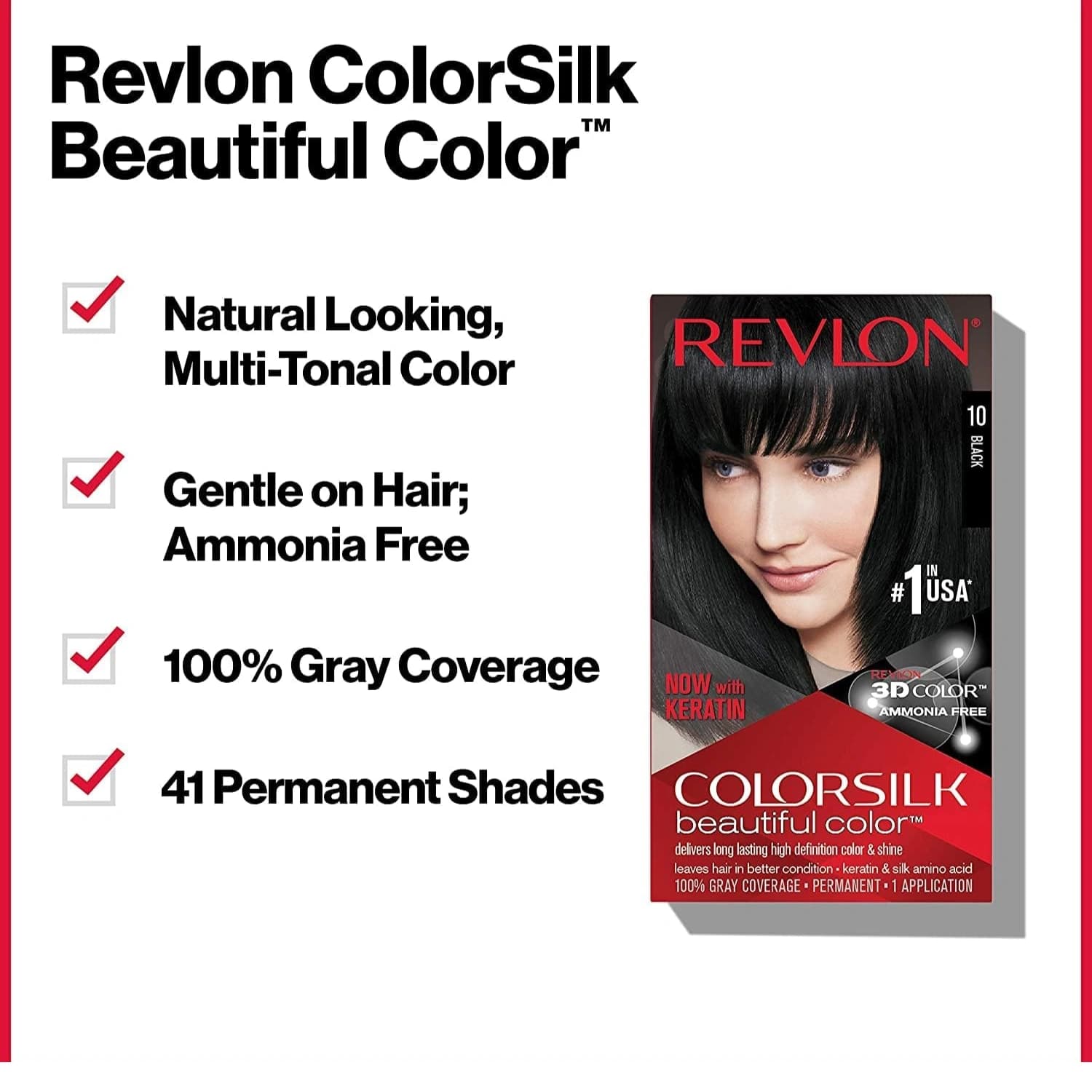 Revlon Colorsilk Haircolor Medium Golden Chestnut Brown 46