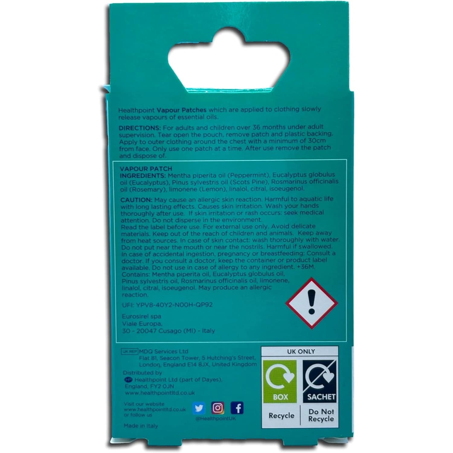 Healthpoint Vapour Patche 5s
