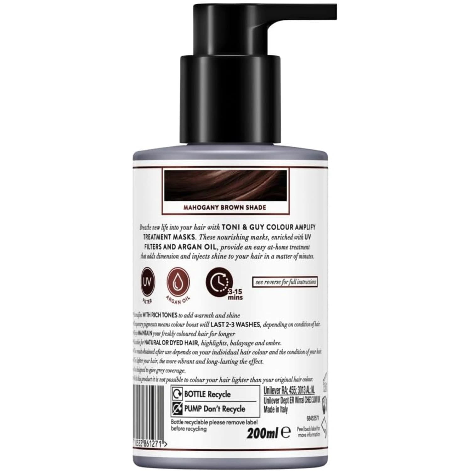Toni & Guy Mask Dark Brown 200ml