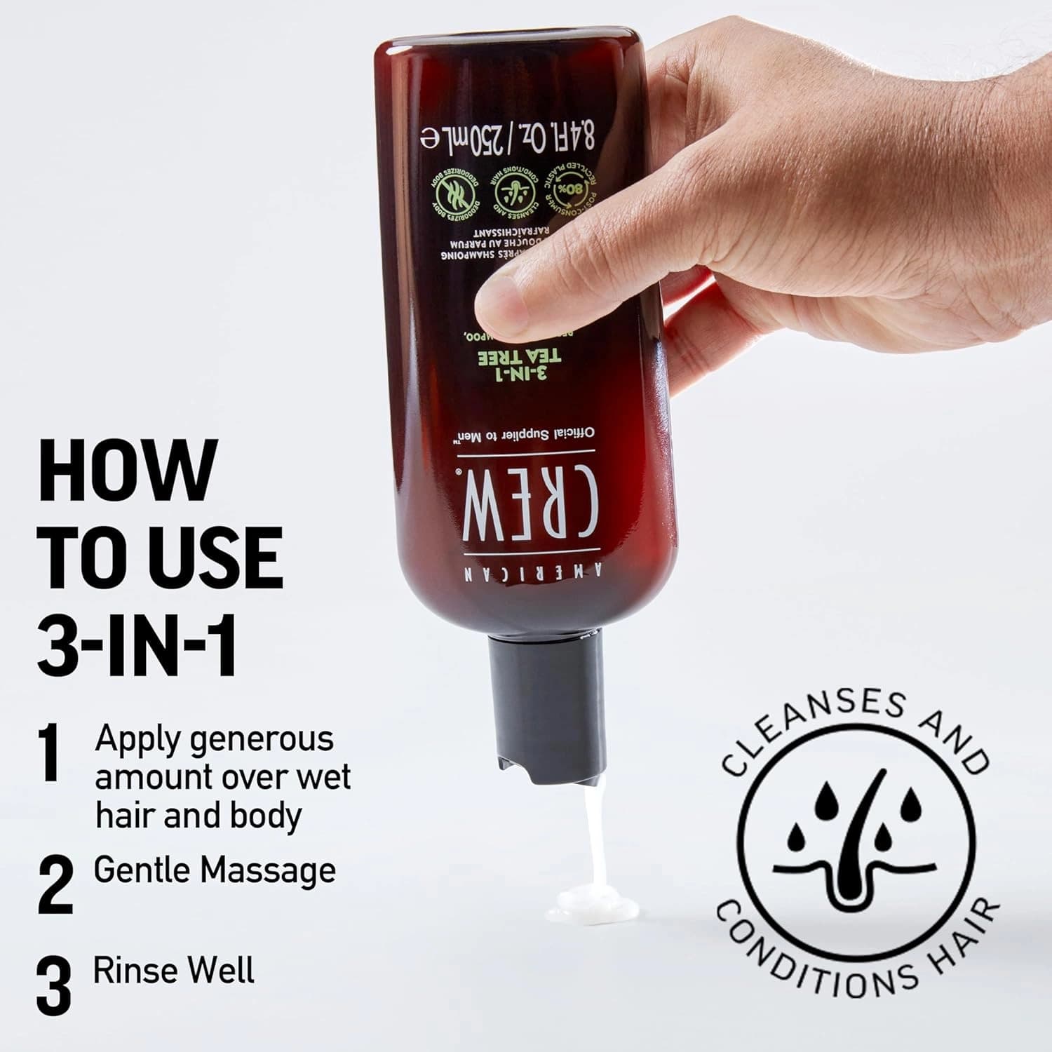American Crew Classic 3 In 1 Tea Tree 450ml?