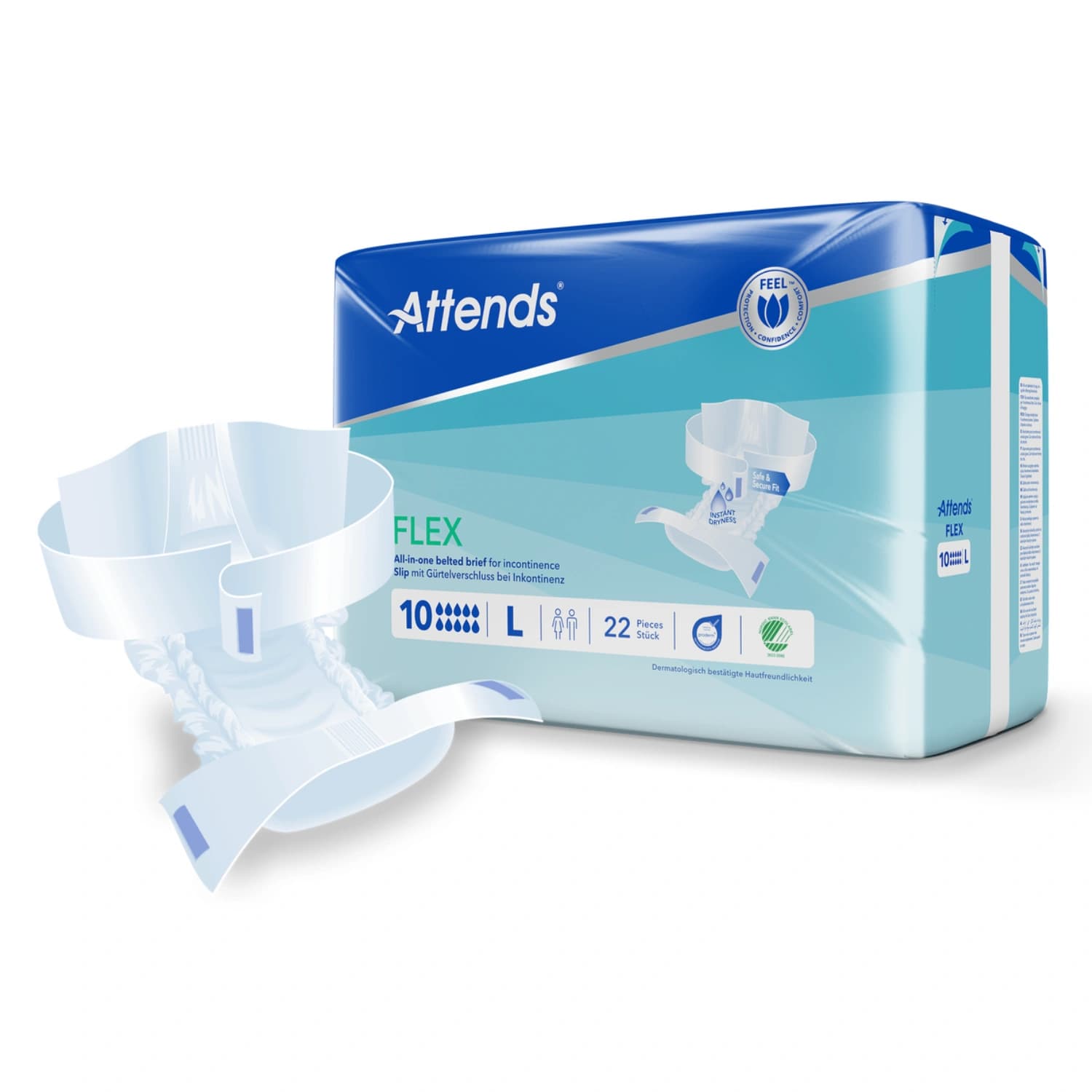 Attends Flex 10 Large 22 Pack
