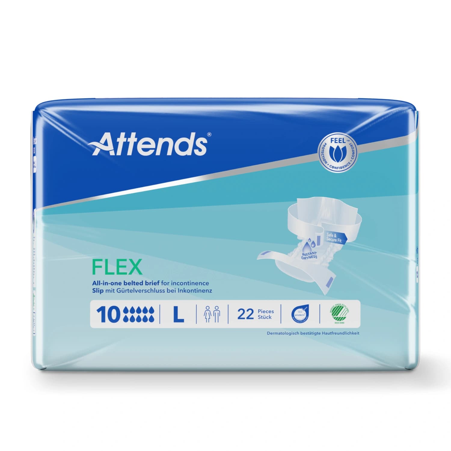 Attends Flex 10 Large 22 Pack