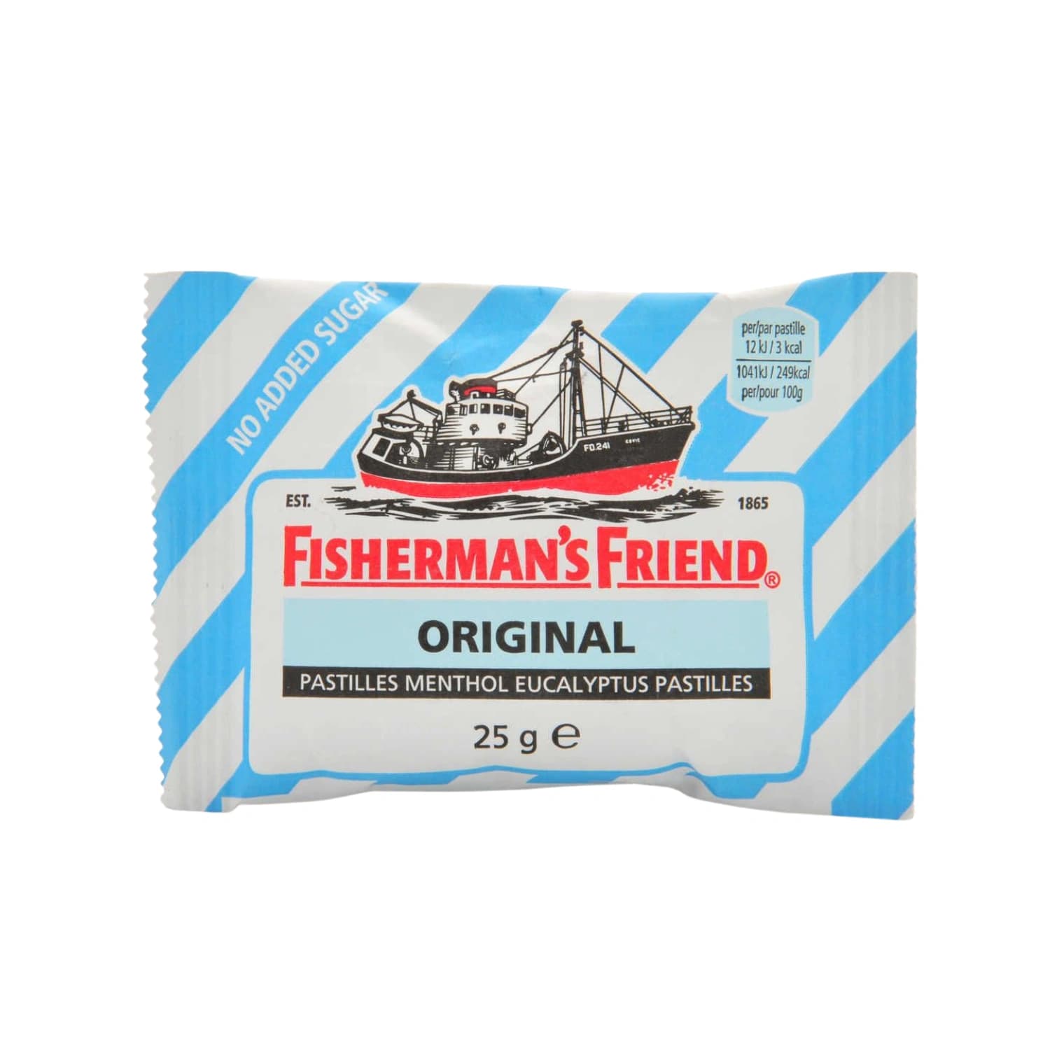 Fishermans Friend Extra Strong Sugar Free Lozenges 25gm - Pack of 24