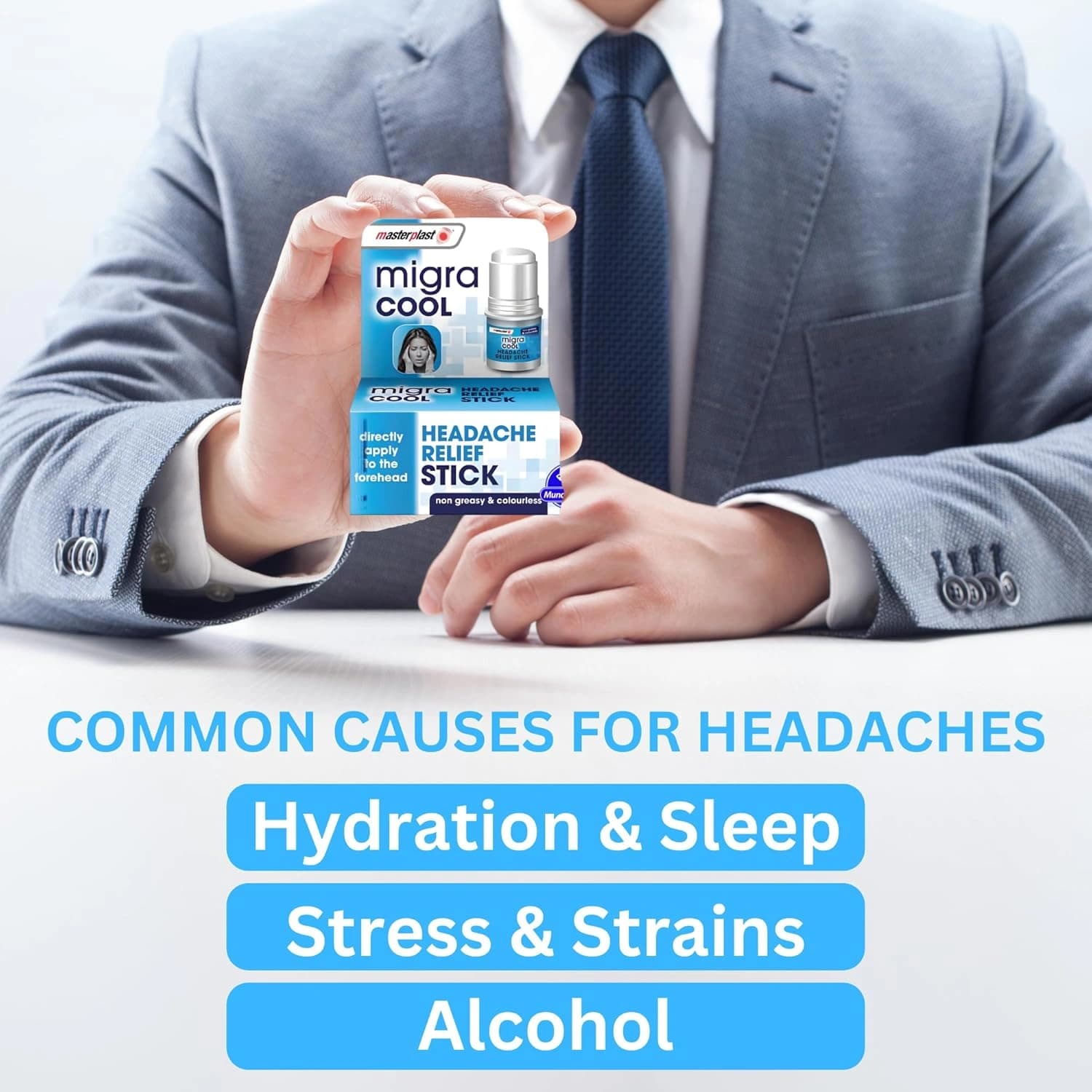Masterplast Migracool Headache Relief Stick 3.6g