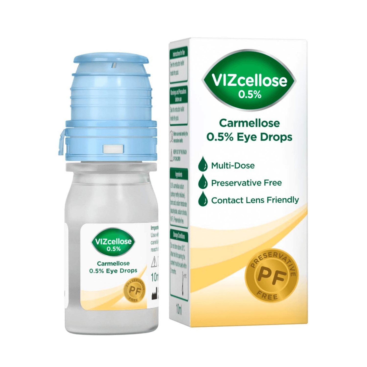 Vizulize cellose 1.0 Carmellose Eye Drops 10ml