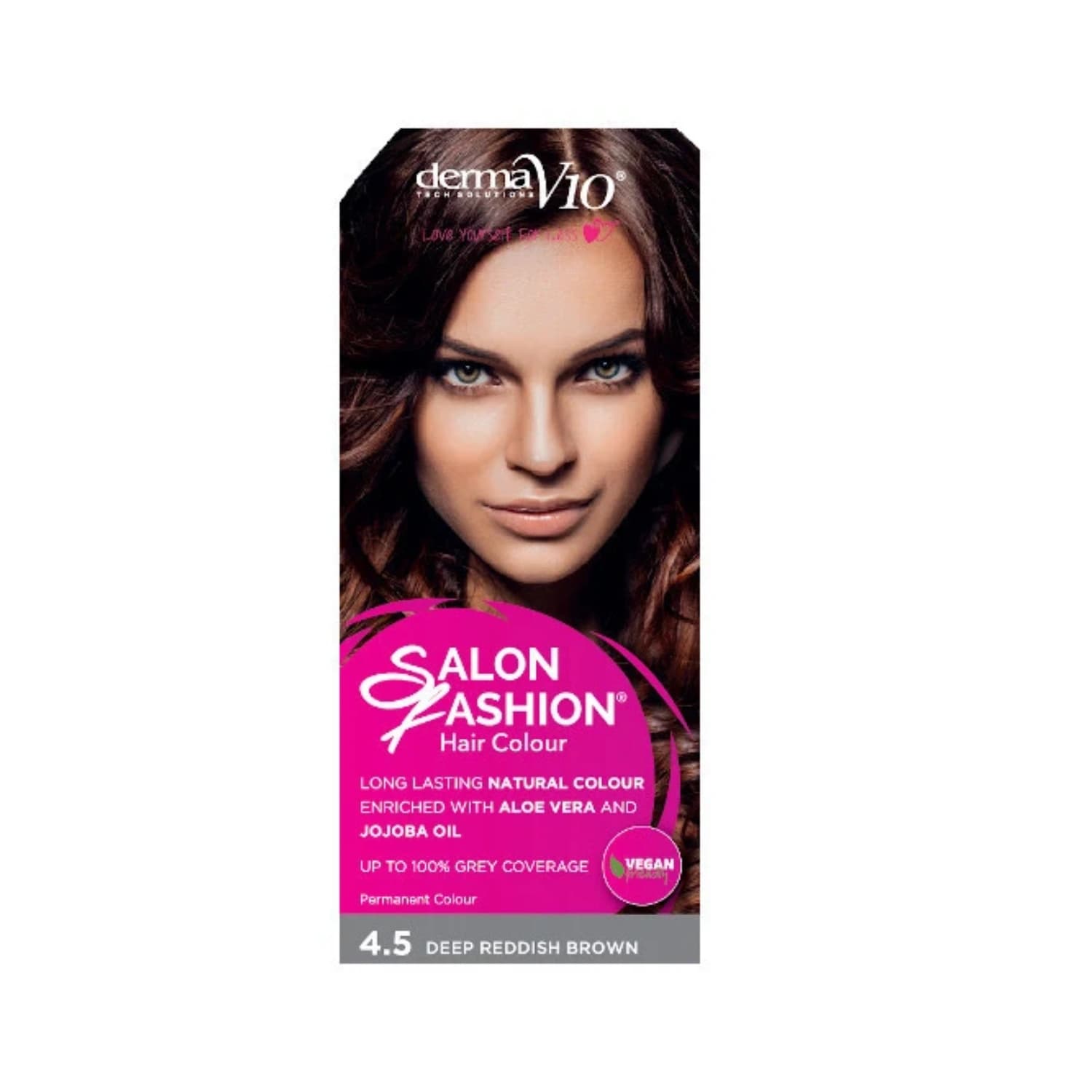 Derma V10 Salon Fashion Deep Reddish Brown 4.5