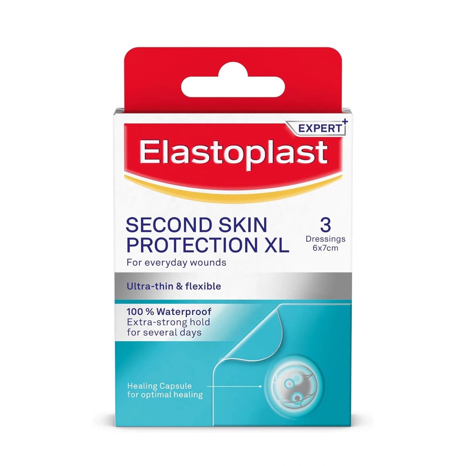 Elastoplast Second Skin Protection Faster Healing XL Dressings 3 Pack