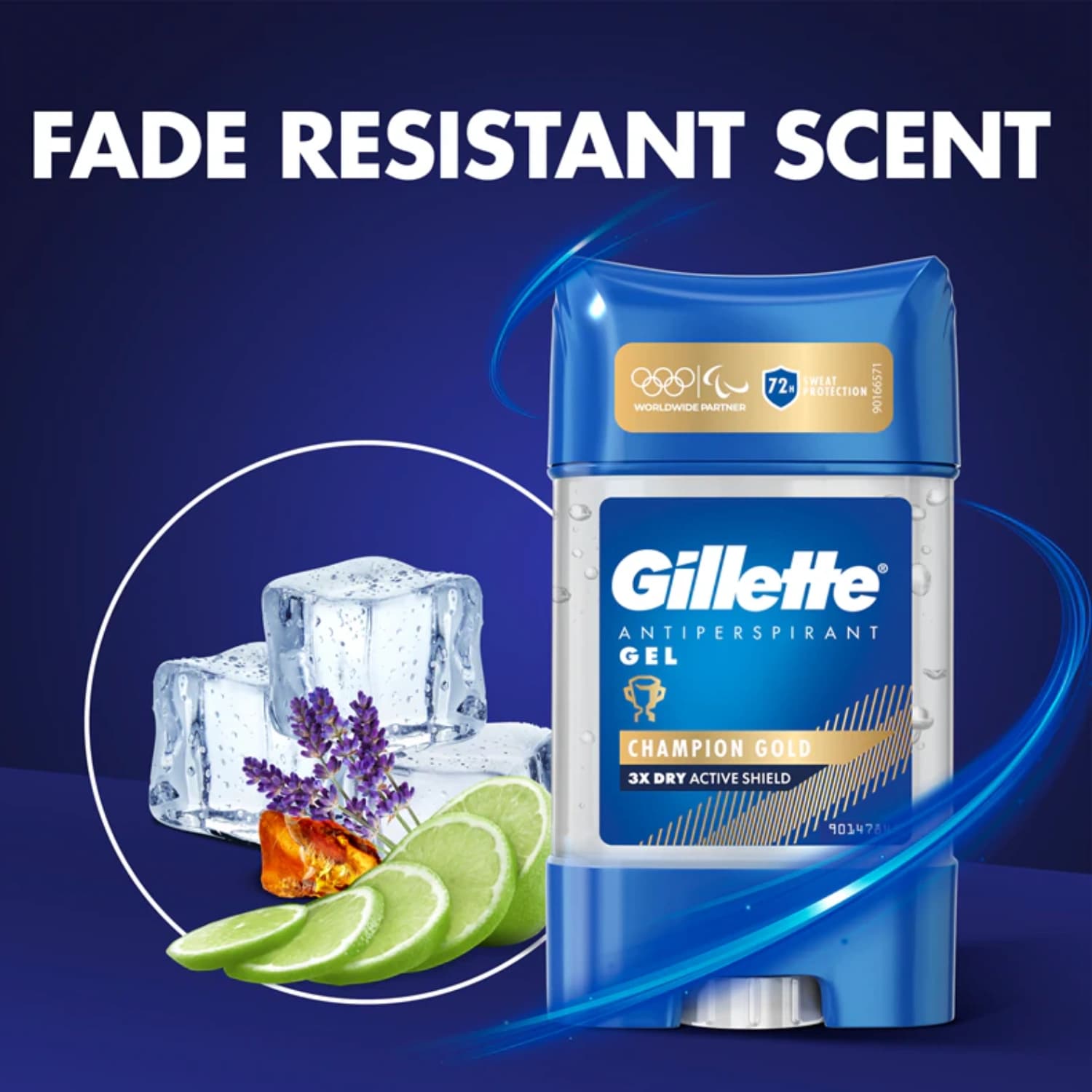 Gillette Champion Gold Men Antiperspirant Gel 70ml