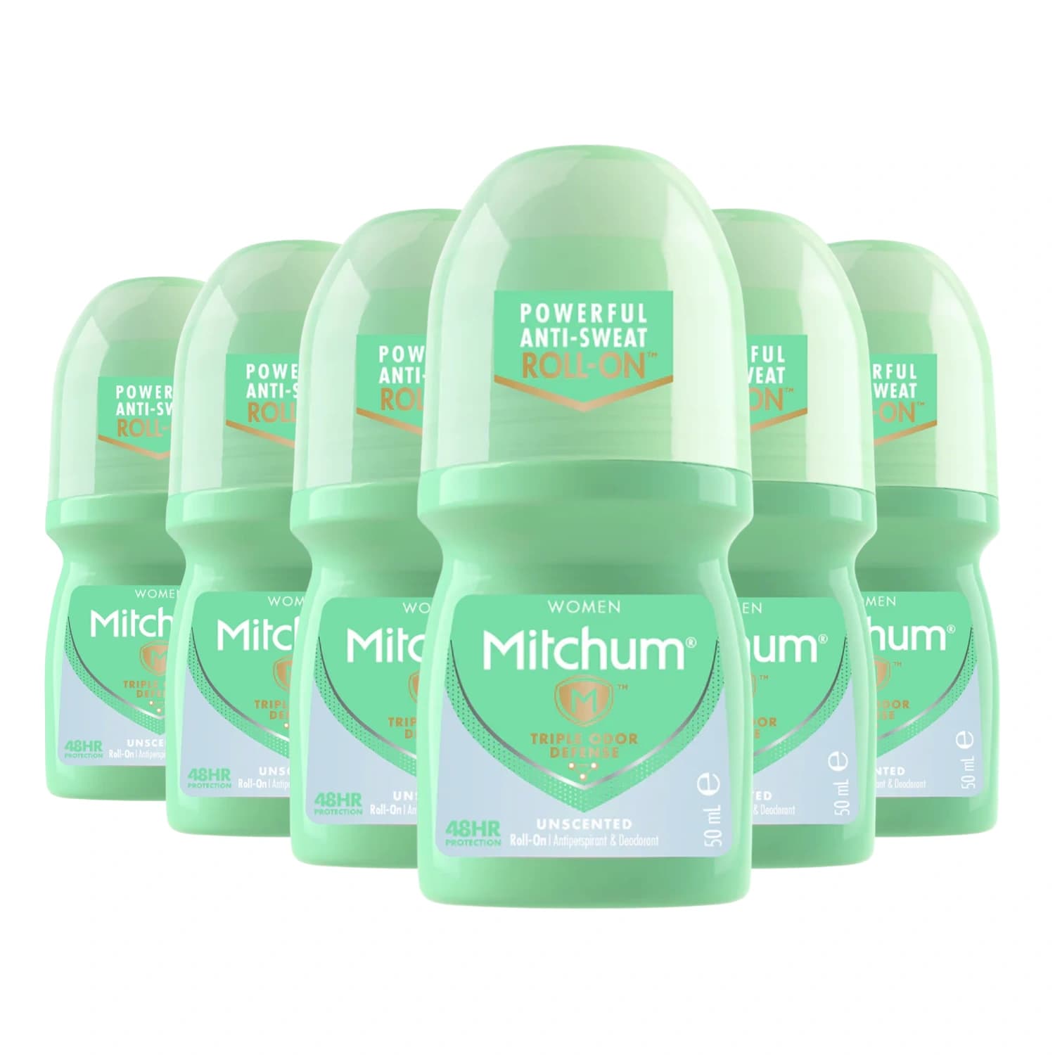 Mitchum Advanced Control Women Roll-On 50ml - Pack of 6