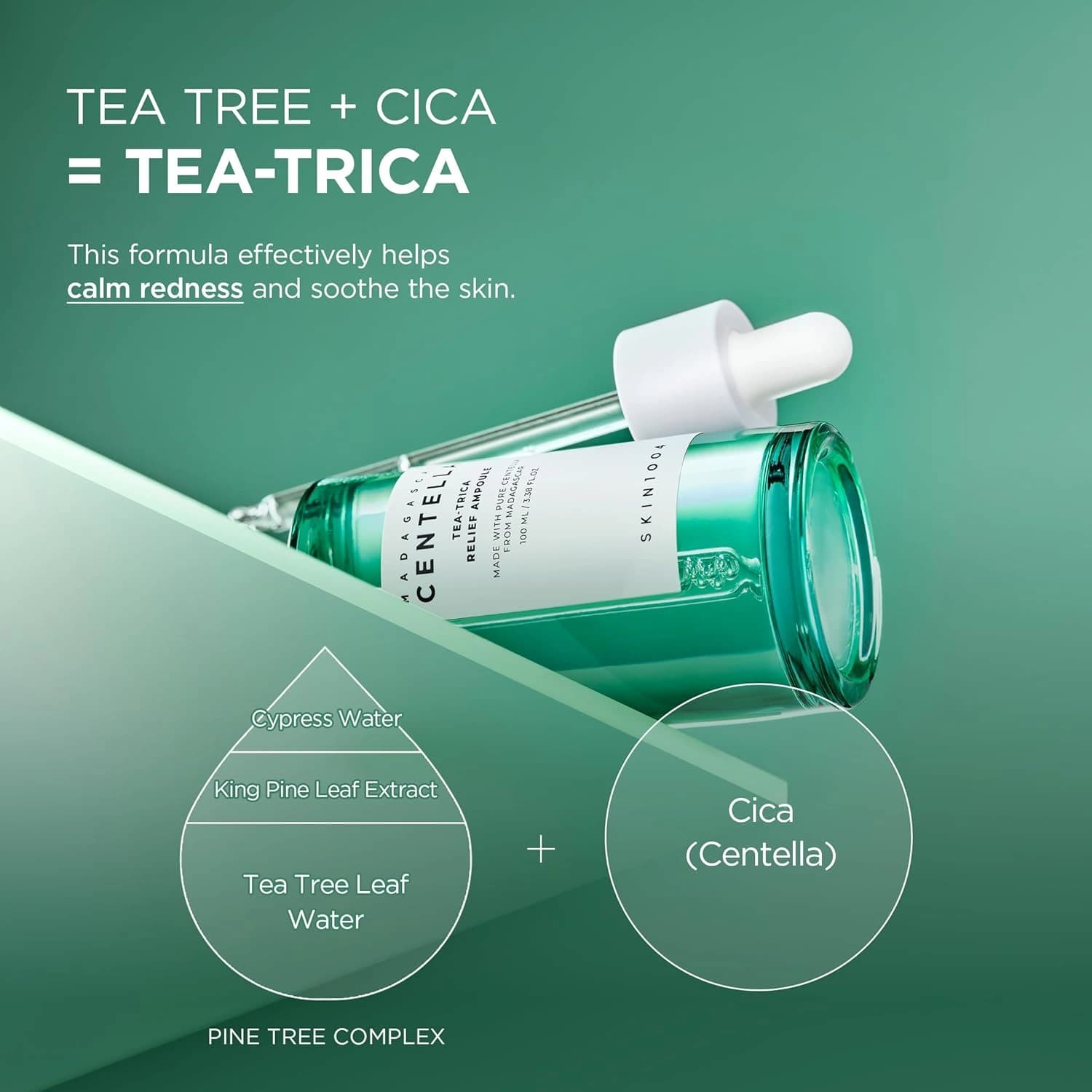 SKIN1004 Madagascar Centella Tea-Trica Relief Ampoule 100ml