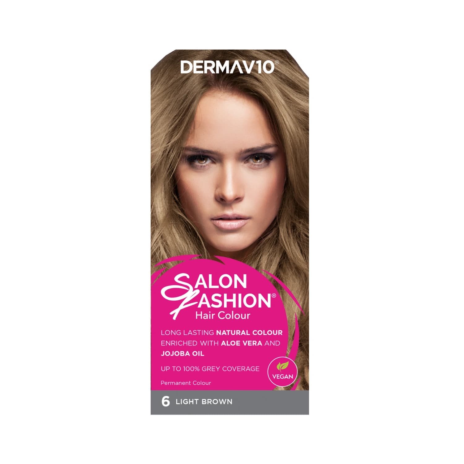 Salon Fashion Permanent Hair Colour 6 Light Brown