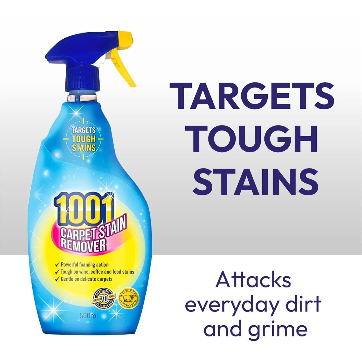 1001 Carpet Stain Remover Spray Cleaner 500ml
