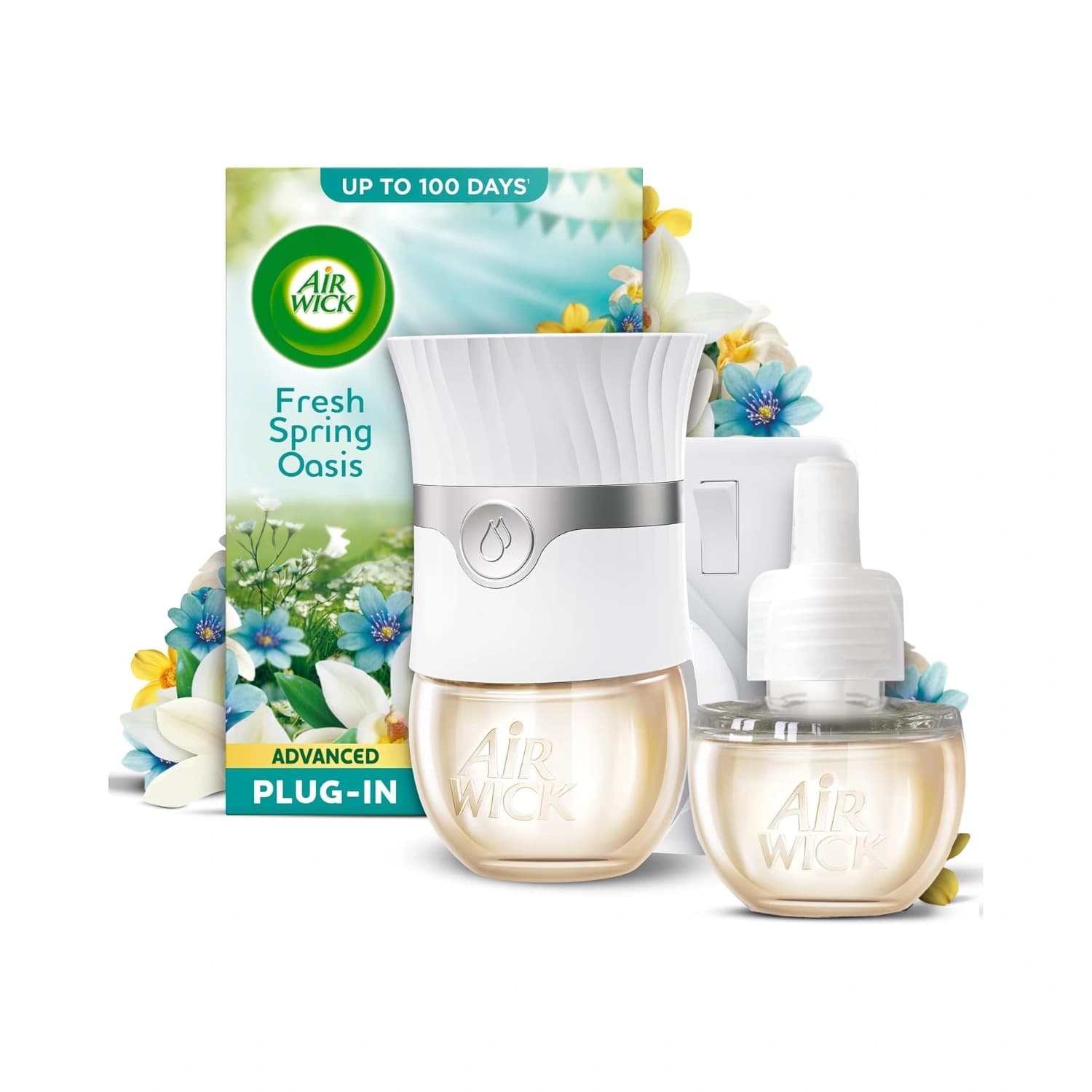 Air Wick Fresh Spring Oasis Advanced Electrical Plug-in Kit 19ml