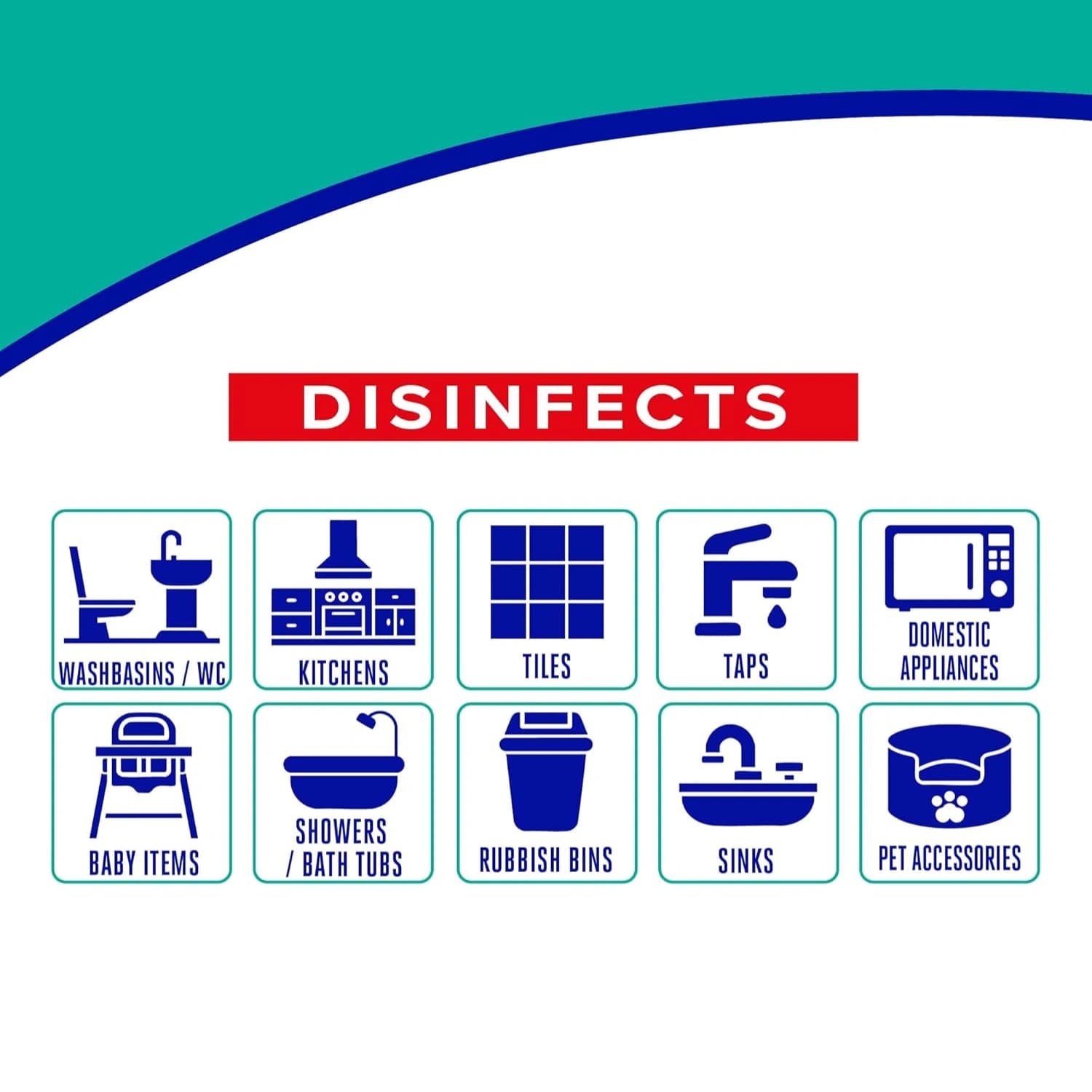 Asevi Disinfectant Cleaning Spray, Multi Purpose Cleaner, Antibacterial Spray, 750ml