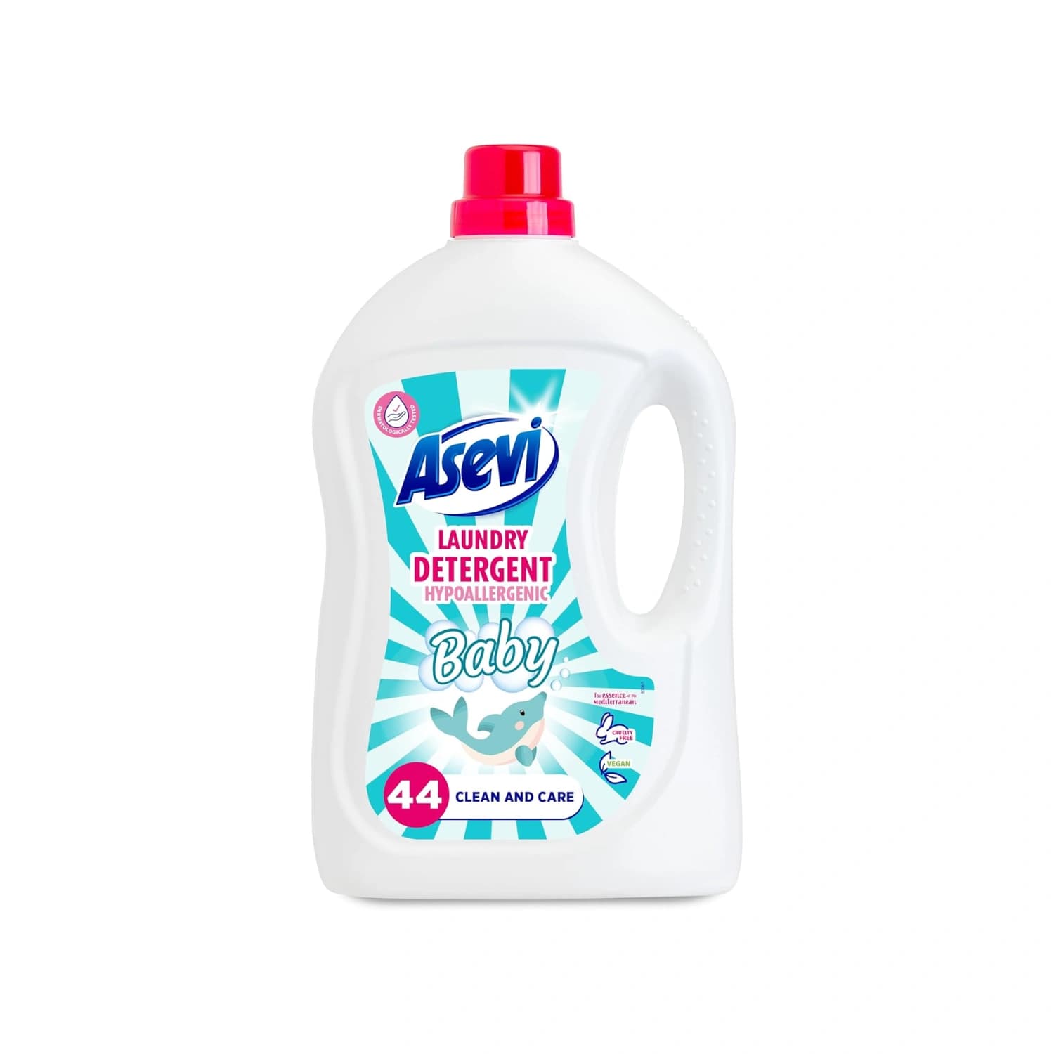 Asevi Laundry Liquid Detergent 2376ml, 44 Washes, Baby