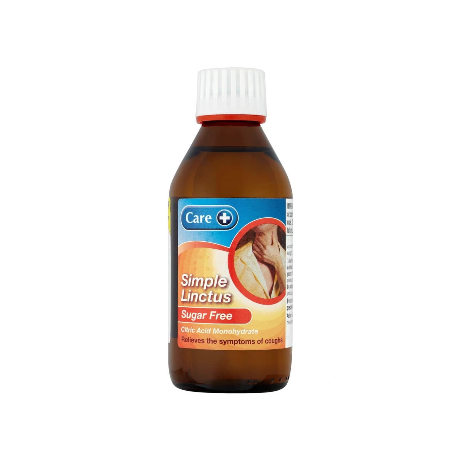 Care+ Simple Linctus Sugar Free Cough Syrup 200ml