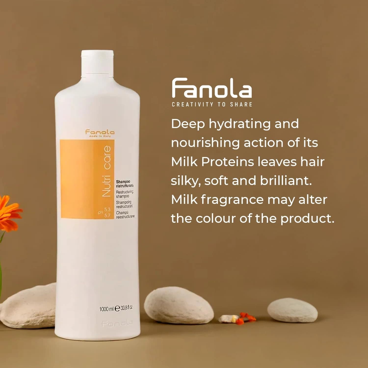 Fanola Nourishing Restructuring Shampoo For Dry And Brittle Hair 1000ml