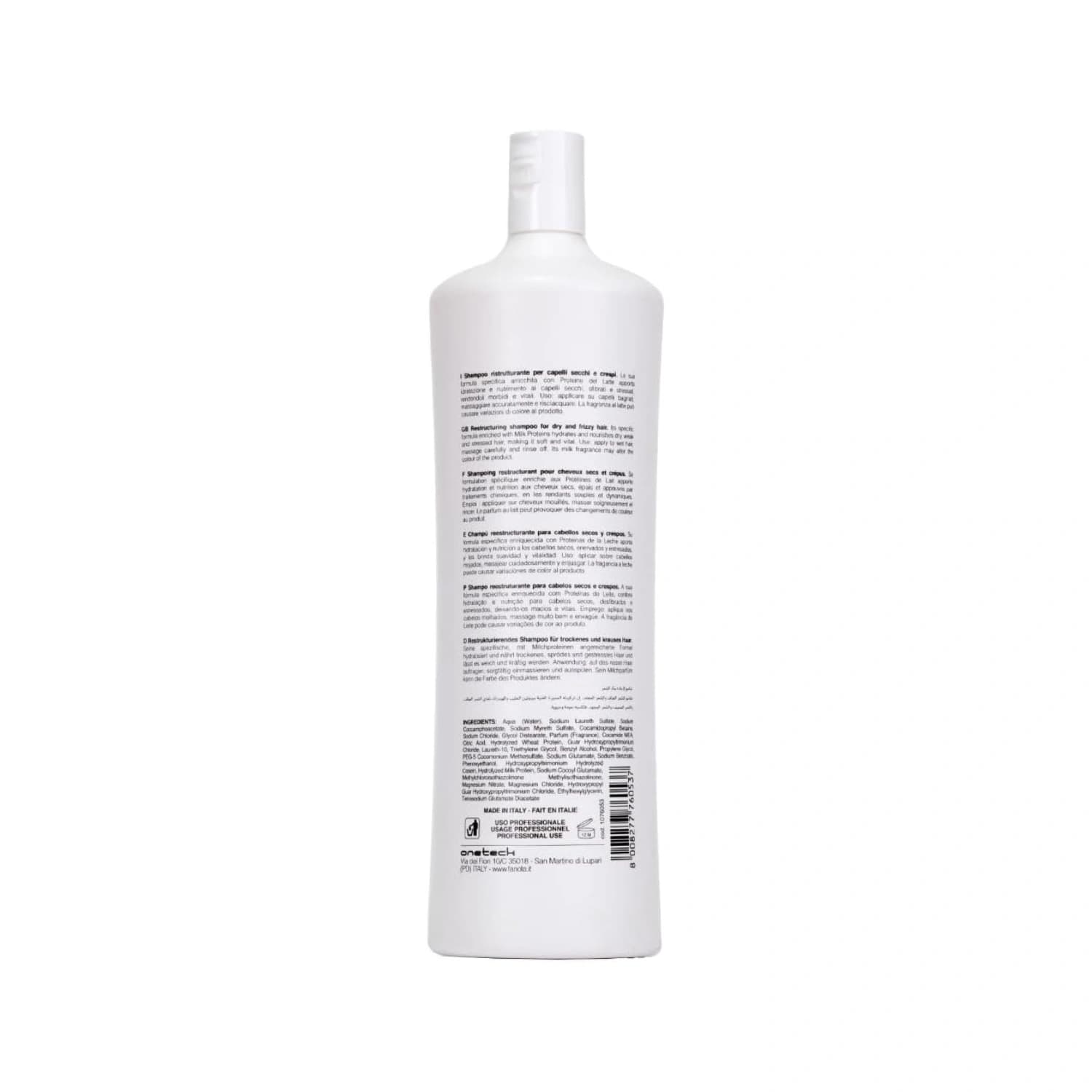 Fanola Nourishing Restructuring Shampoo For Dry And Brittle Hair 1000ml