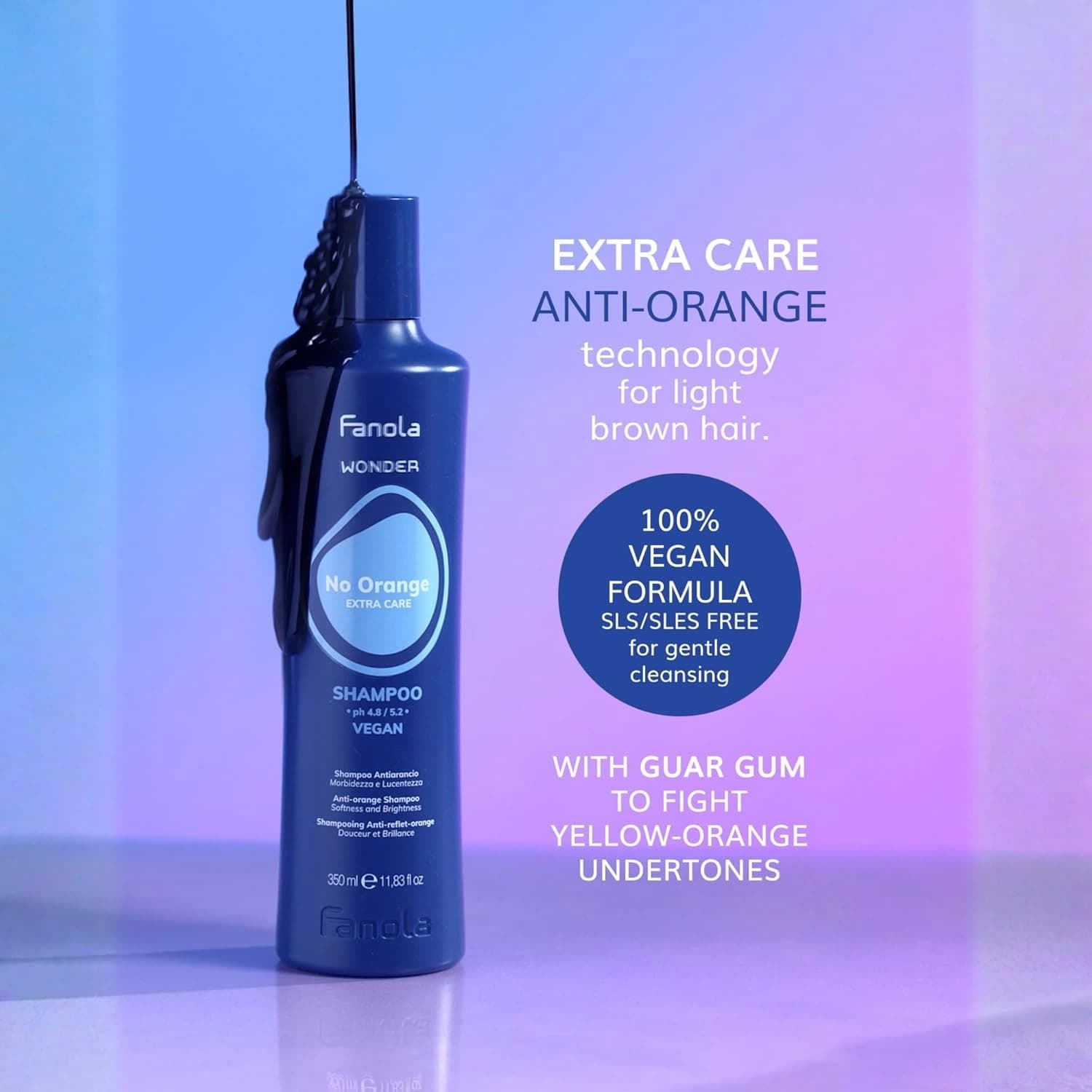 Fanola Wonder No Orange Shampoo 350ml