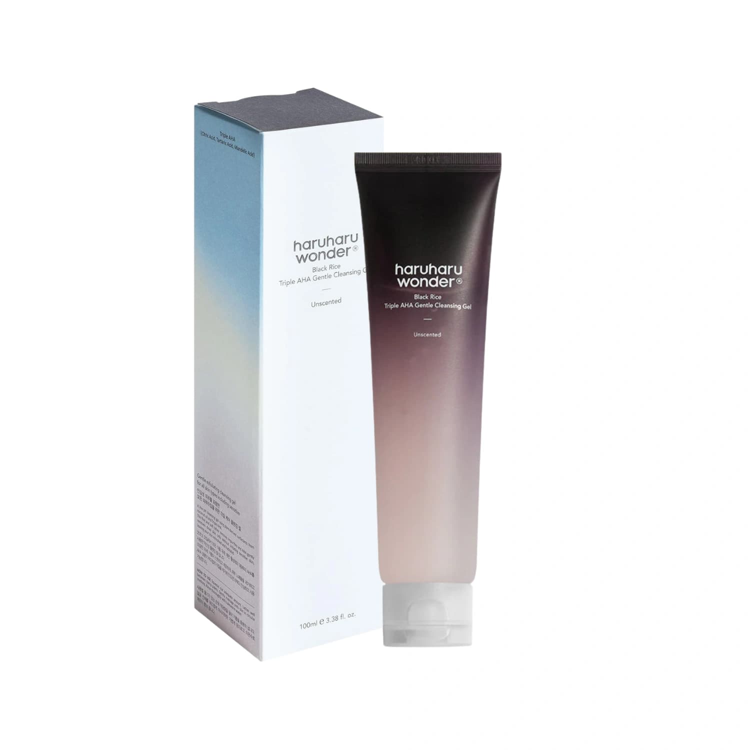 Haruharu Wonder Black Rice Triple AHA Gentle Cleansing Gel 100ml