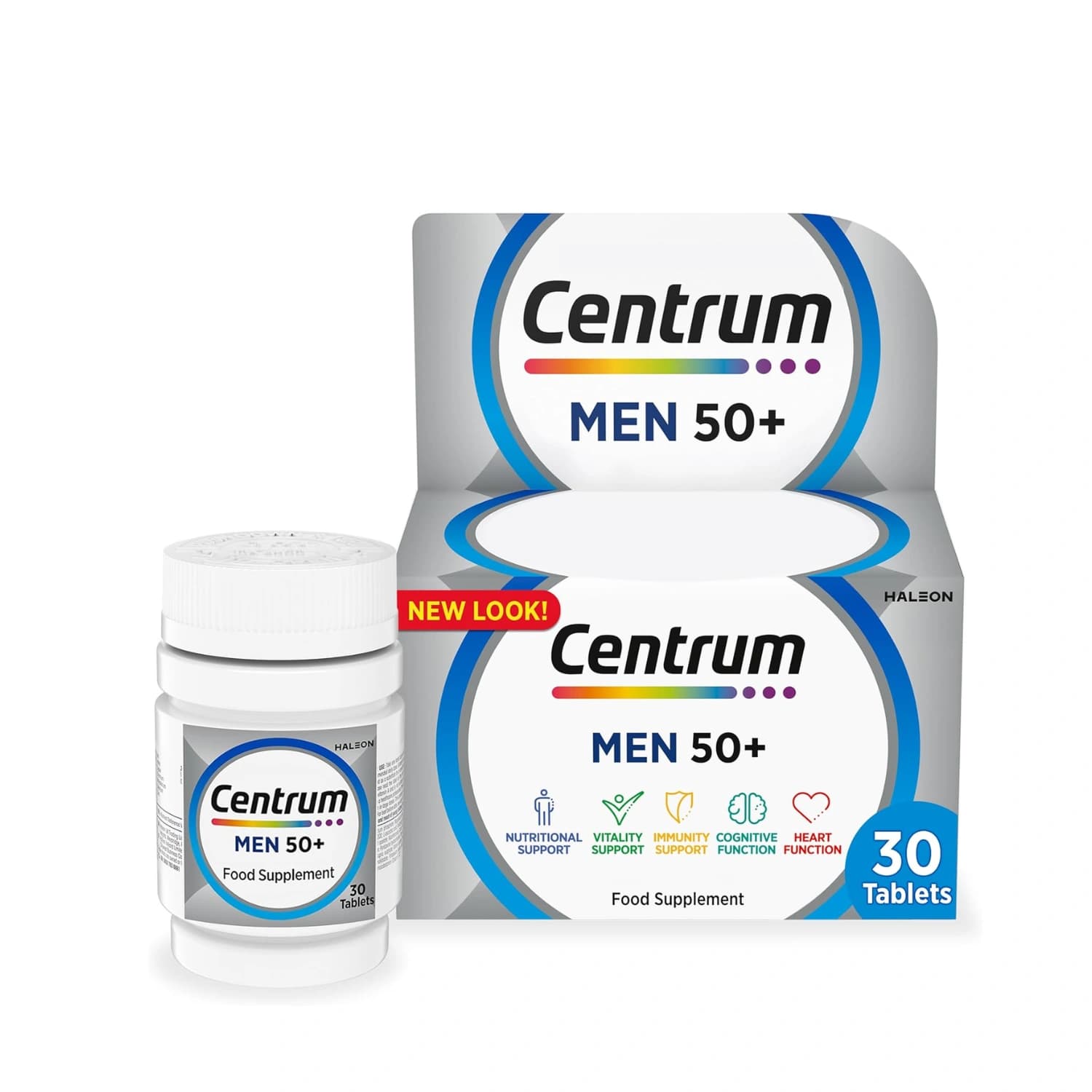 Centrum Men 50+ Multivitamin Tablets for Men, 30 Tablets